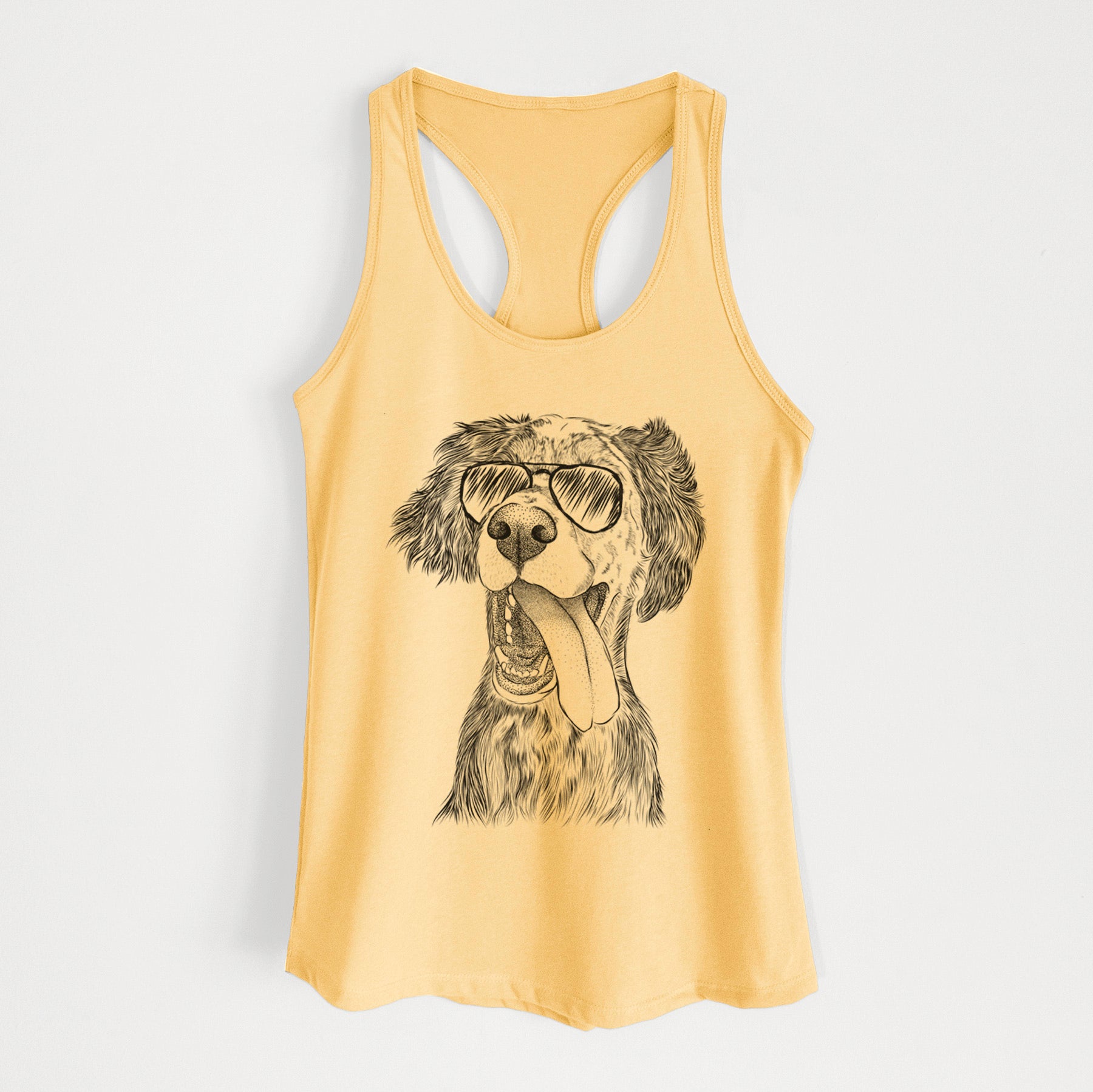 Renly the English Setter - Women's Racerback Tanktop