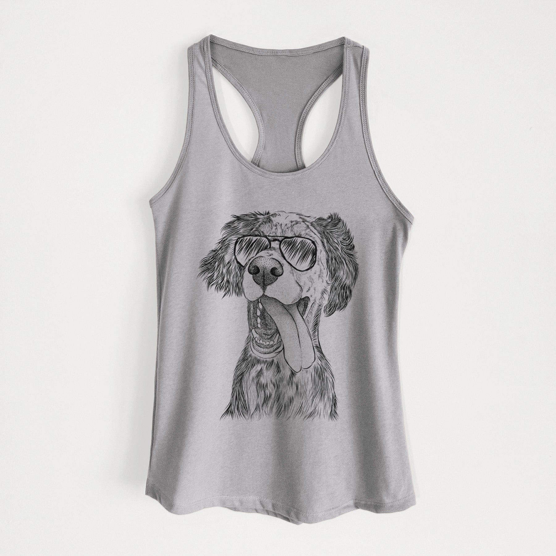 Renly the English Setter - Women's Racerback Tanktop