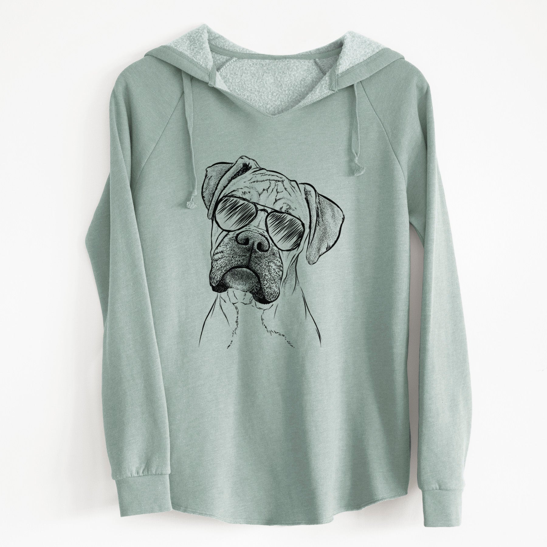 Aviator Reuby the Boxer - Cali Wave Hooded Sweatshirt