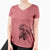 Aviator Reuby the Boxer - Women's V-neck Shirt