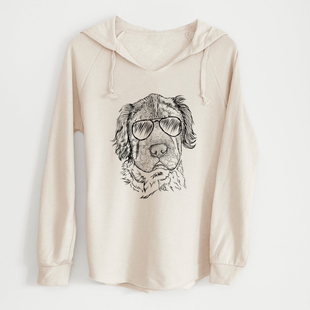 Aviator Rex the Mini Hippo - Cali Wave Hooded Sweatshirt