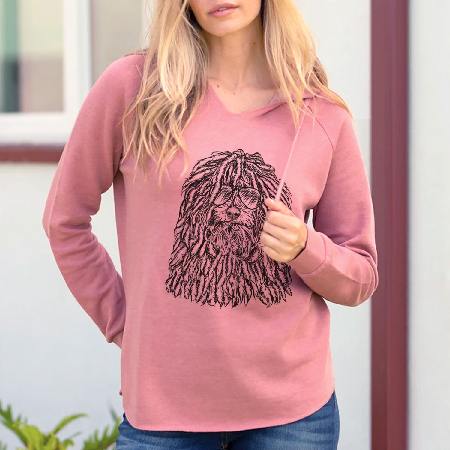 Aviator Rezi the Puli - Cali Wave Hooded Sweatshirt