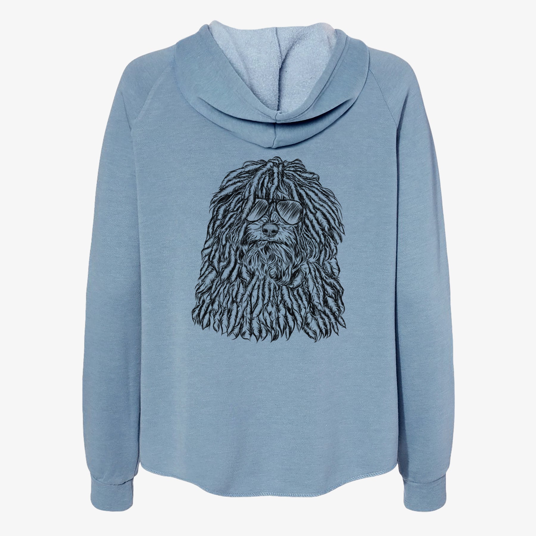 Rezi the Puli - Women's Cali Wave Zip-Up Sweatshirt