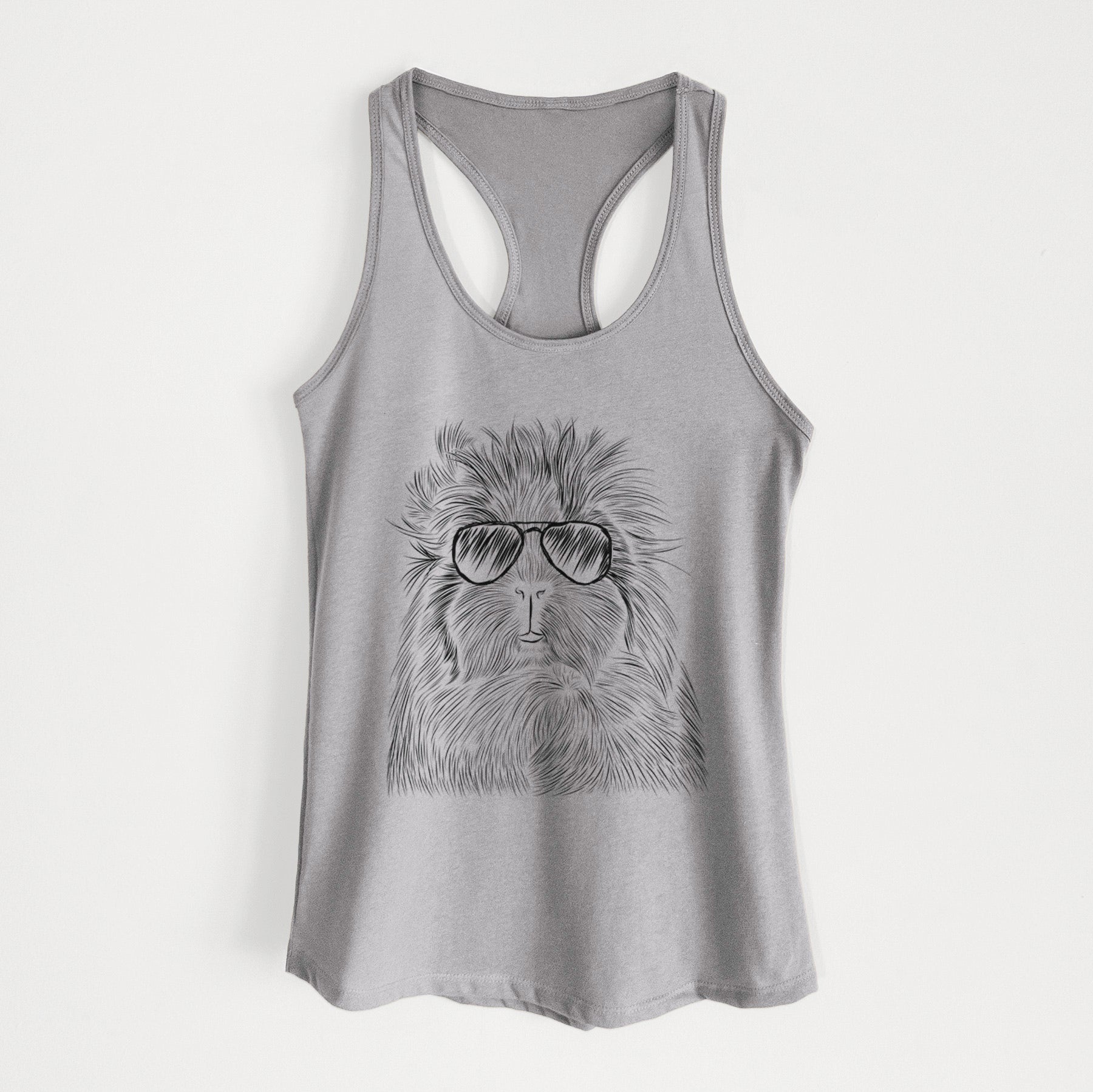 Rhino the Guinea Pig - Women's Racerback Tanktop