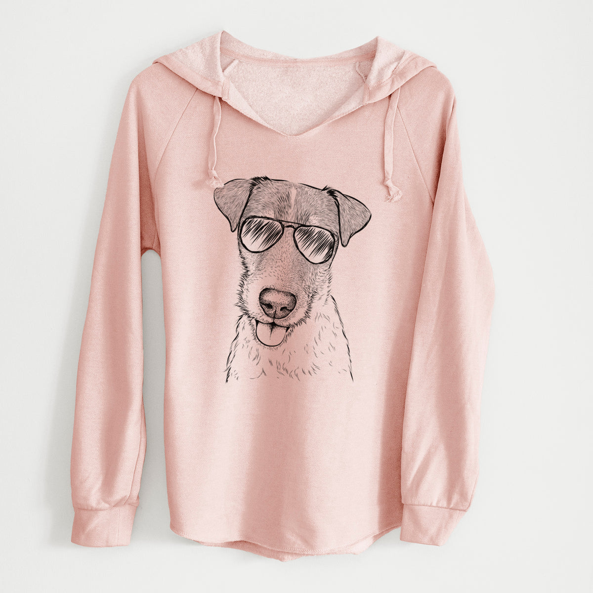 Aviator Rider the Parson Russell Terrier - Cali Wave Hooded Sweatshirt