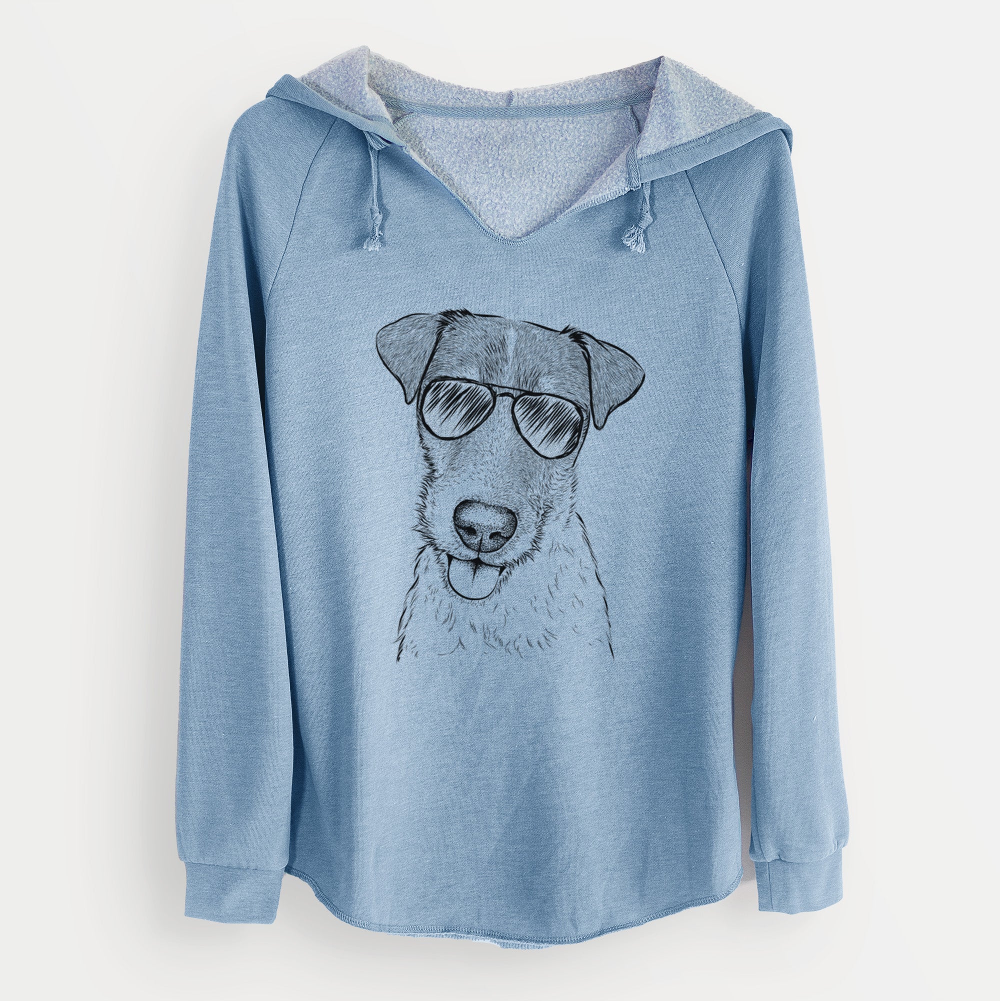 Aviator Rider the Parson Russell Terrier - Cali Wave Hooded Sweatshirt