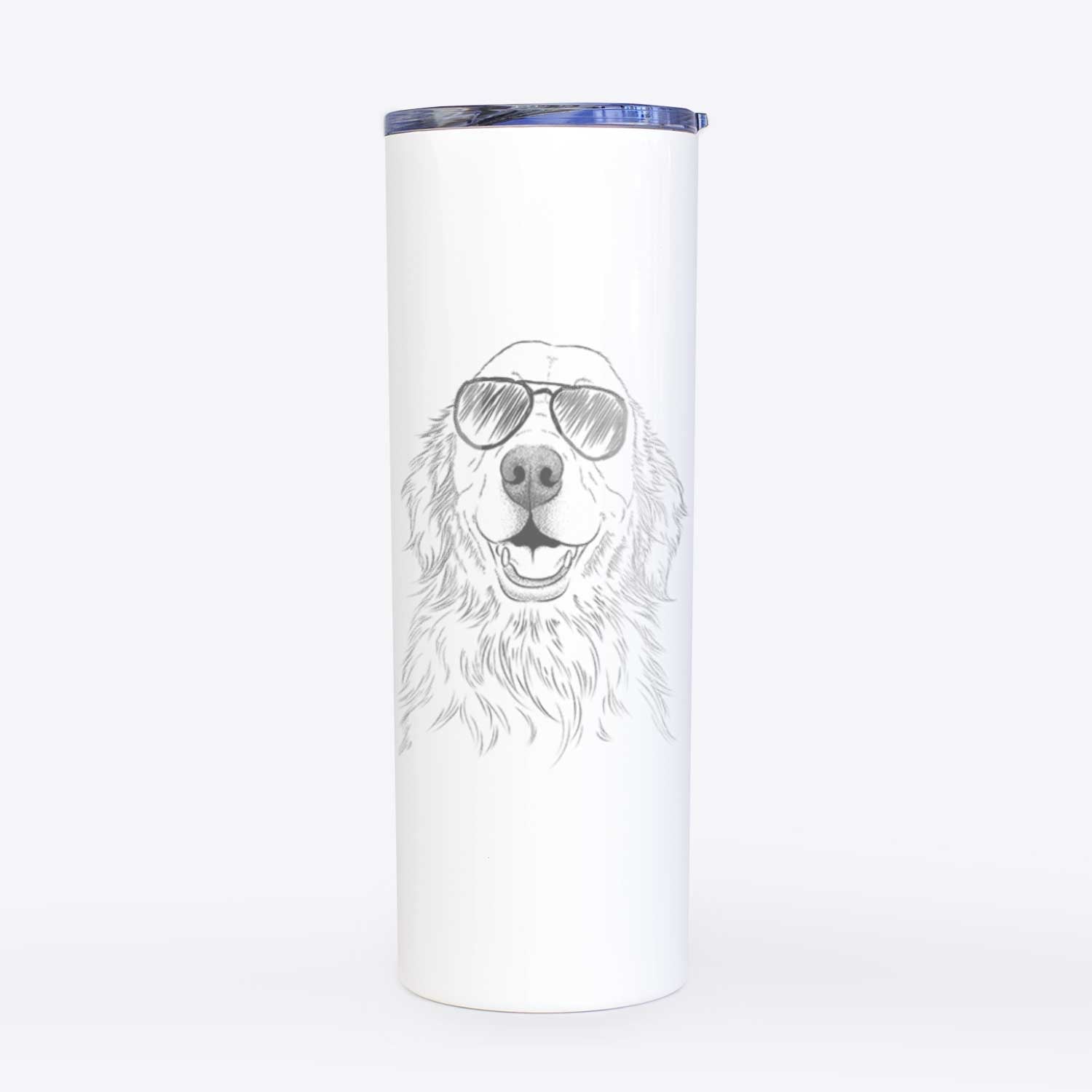 Ridge the Golden Retriever - 20oz Skinny Tumbler