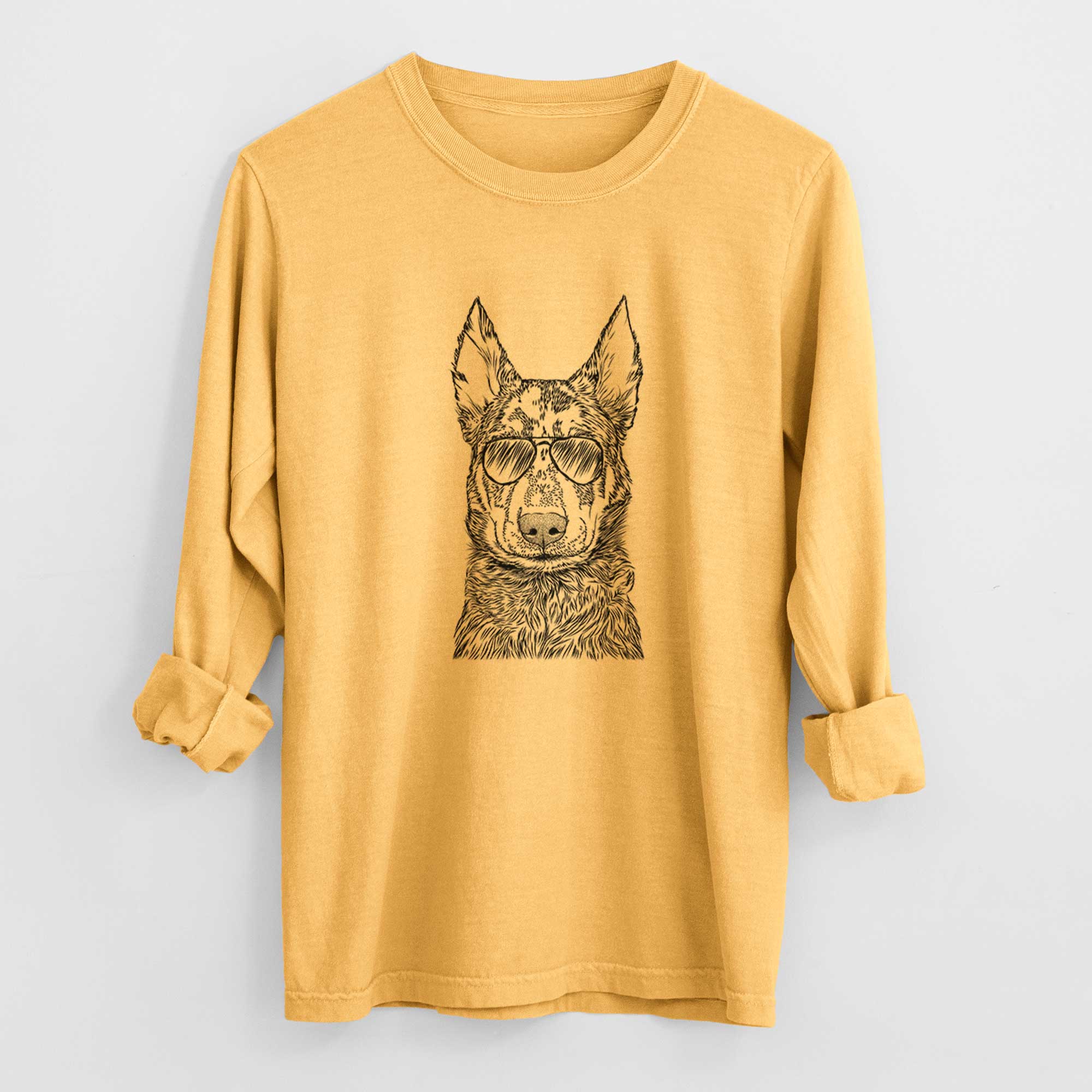 Aviators Riggs the Beauceron - Heavyweight 100% Cotton Long Sleeve