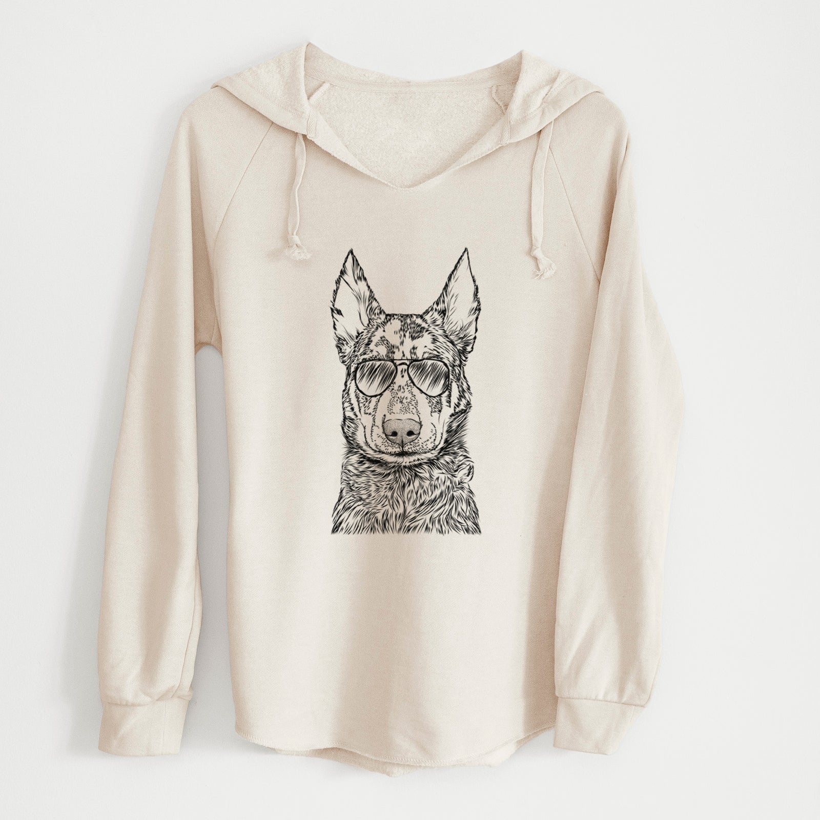 Aviator Riggs the Beauceron - Cali Wave Hooded Sweatshirt