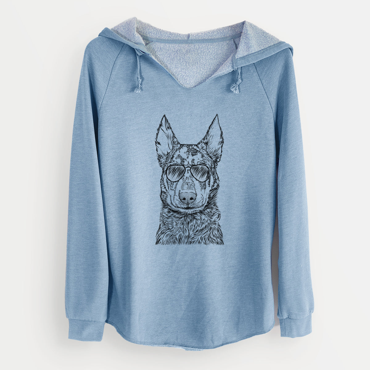 Aviator Riggs the Beauceron - Cali Wave Hooded Sweatshirt