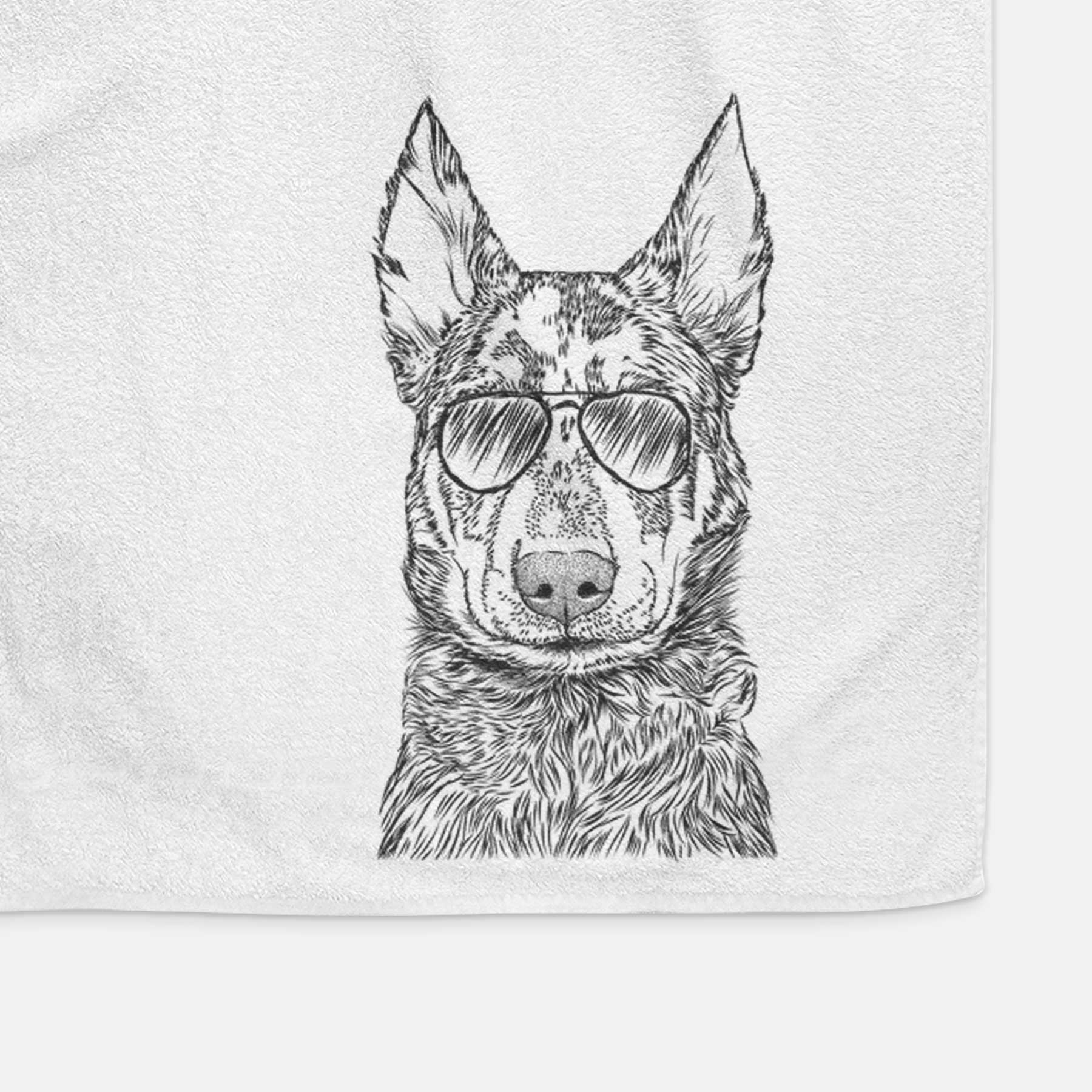 Riggs the Beauceron Decorative Hand Towel