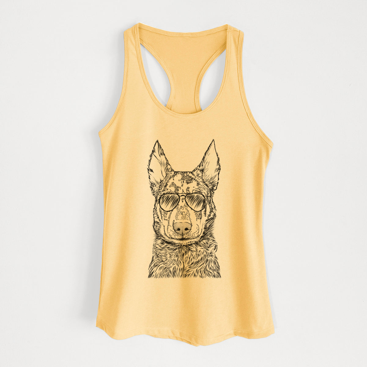 Riggs the Beauceron - Women's Racerback Tanktop