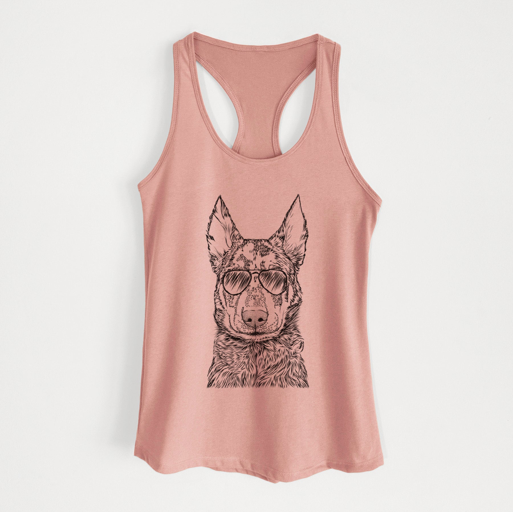 Riggs the Beauceron - Women's Racerback Tanktop