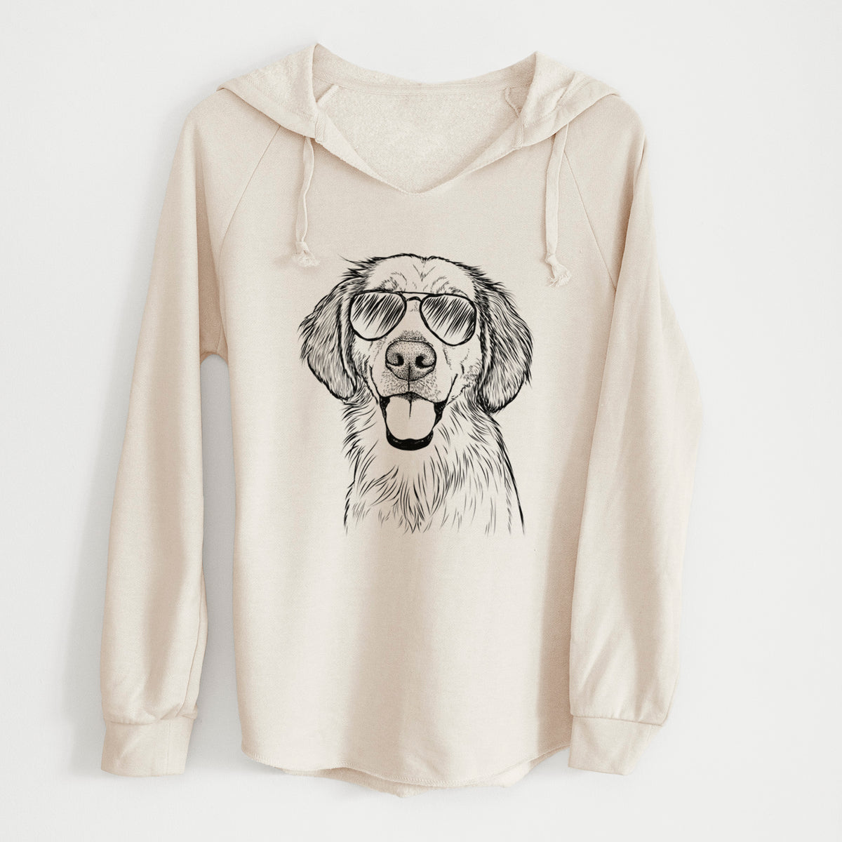 Aviator Riley the Golden Retriever - Cali Wave Hooded Sweatshirt