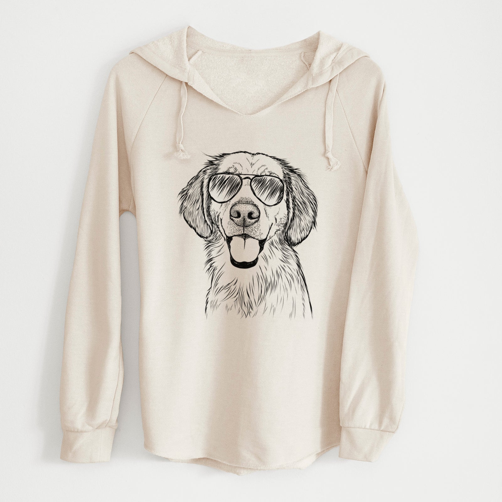 Aviator Riley the Golden Retriever - Cali Wave Hooded Sweatshirt