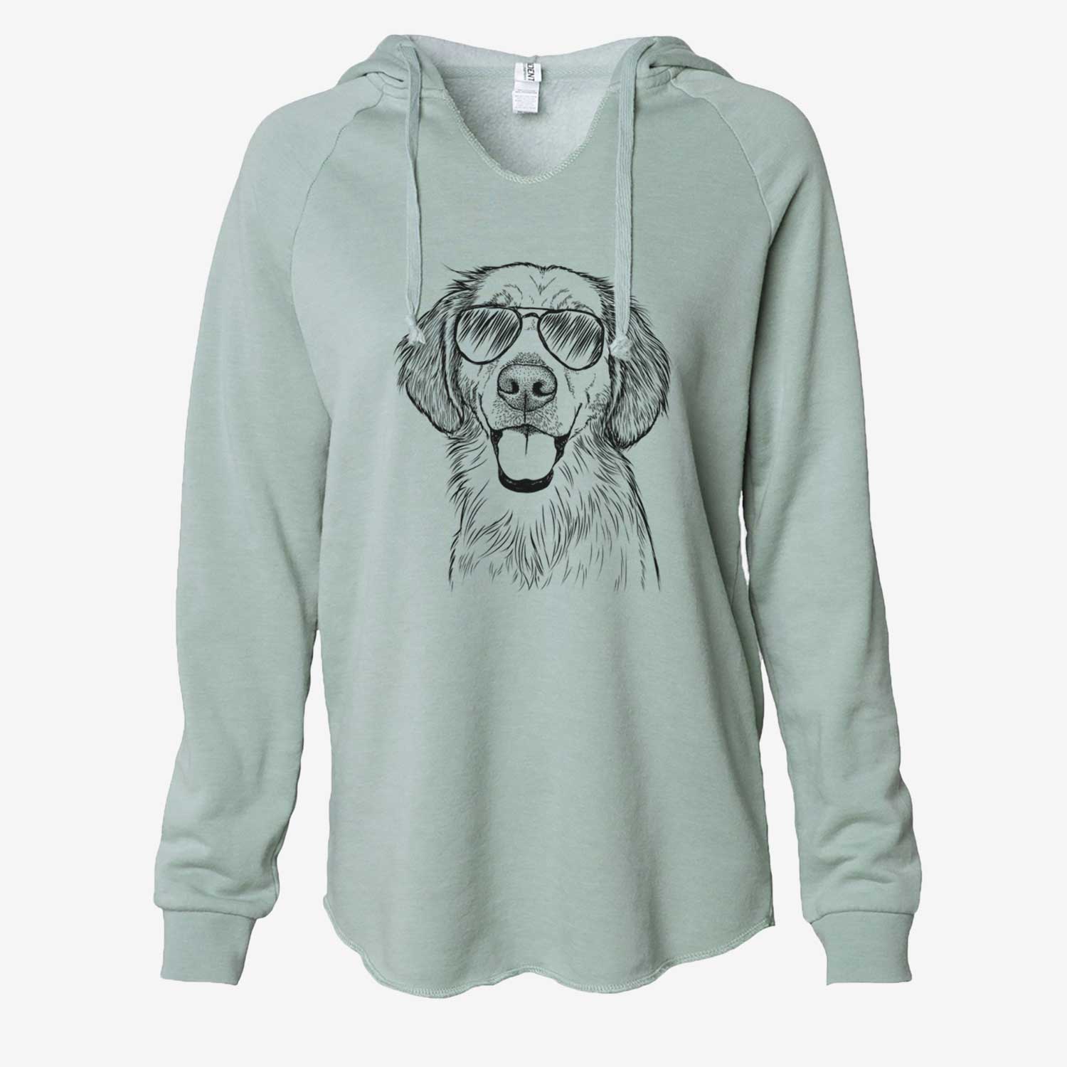 Riley the Golden Retriever - Cali Wave Hooded Sweatshirt