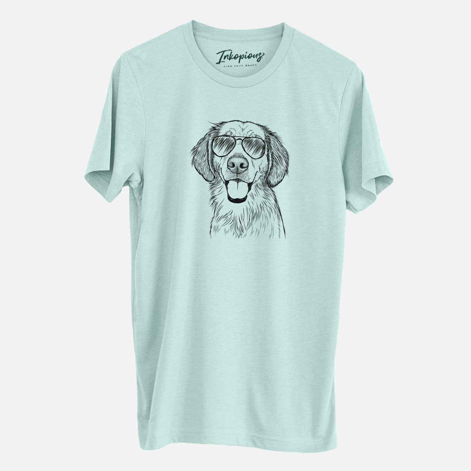 Aviator Riley the Golden Retriever - Unisex Crewneck