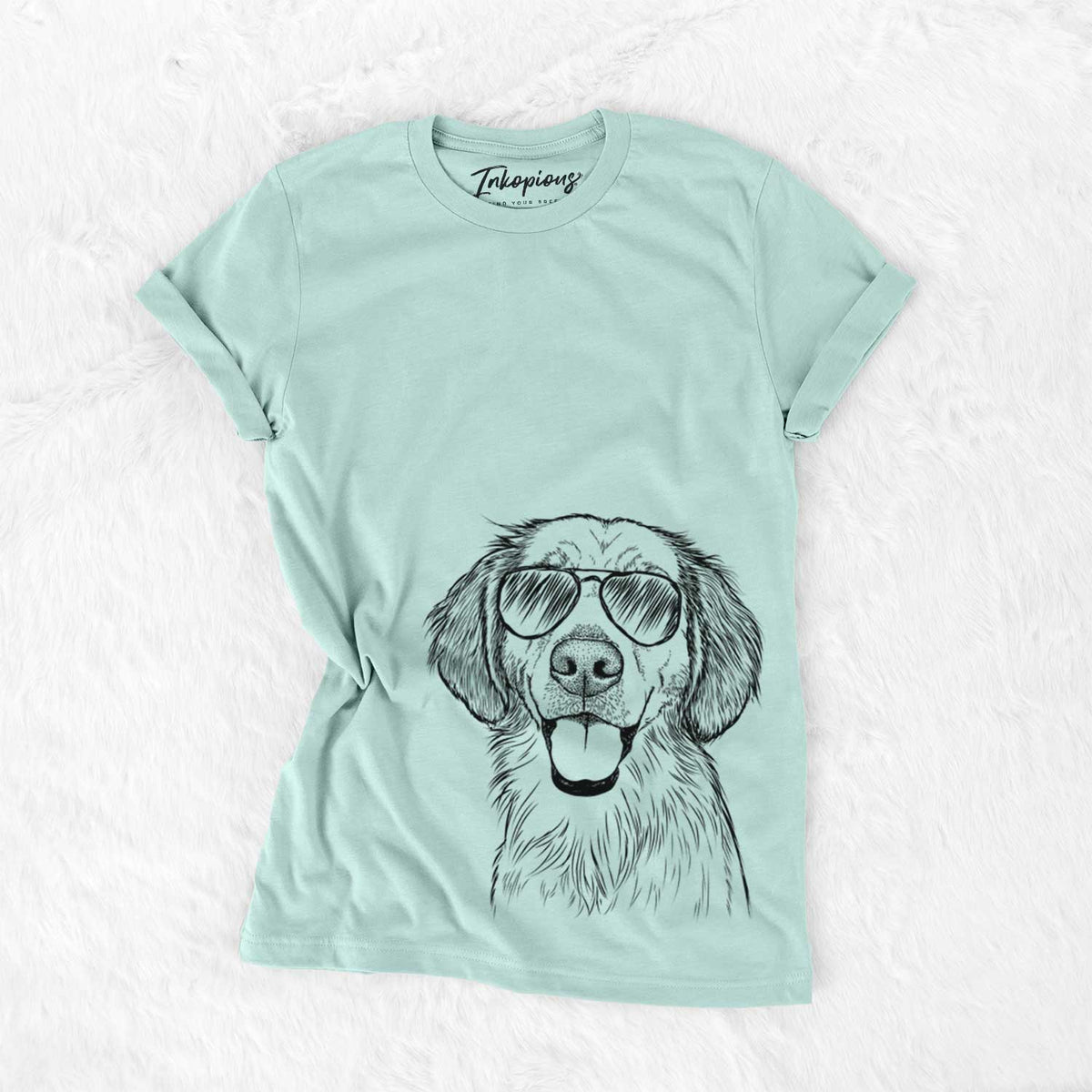 Aviator Riley the Golden Retriever - Unisex Crewneck