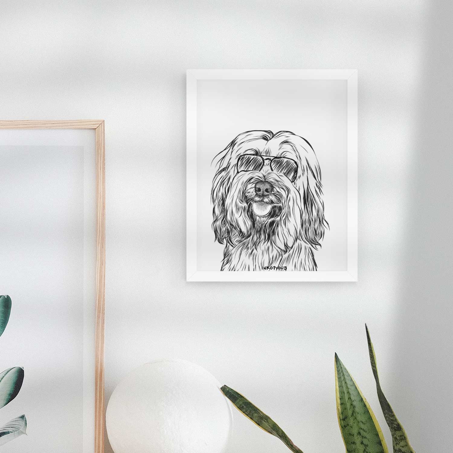 Rime the Tibetan Terrier Art Print