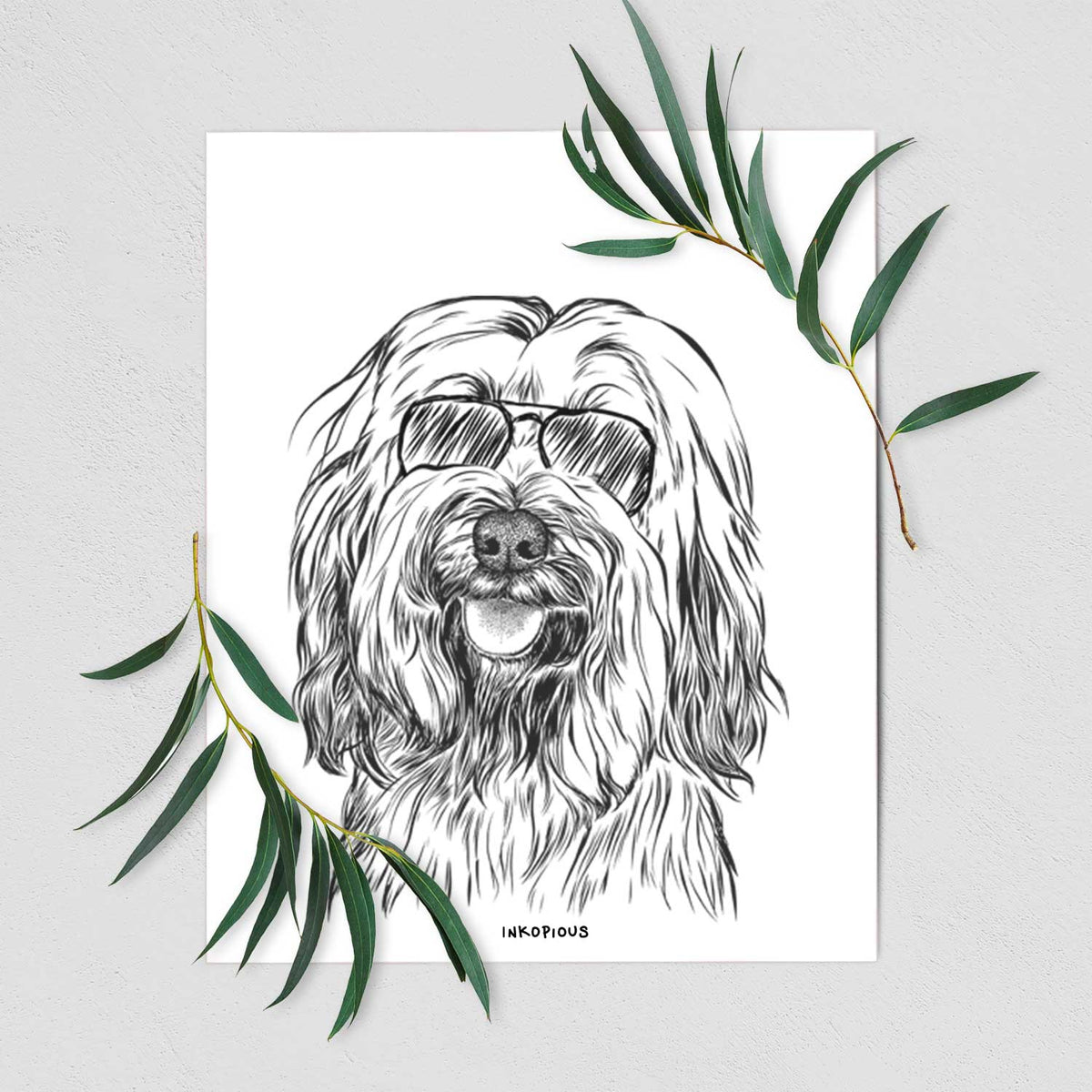 Rime the Tibetan Terrier Art Print