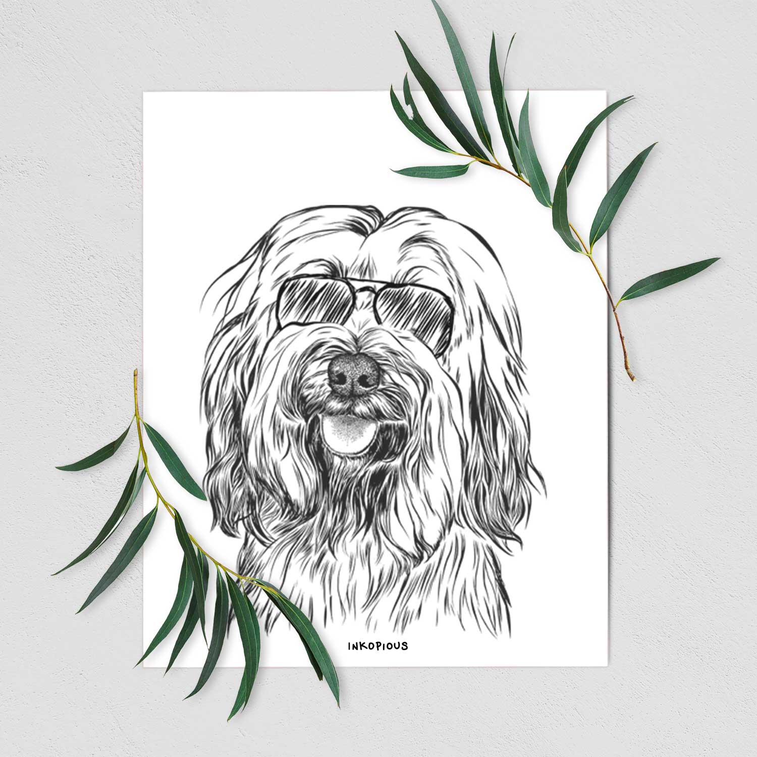 Rime the Tibetan Terrier Art Print