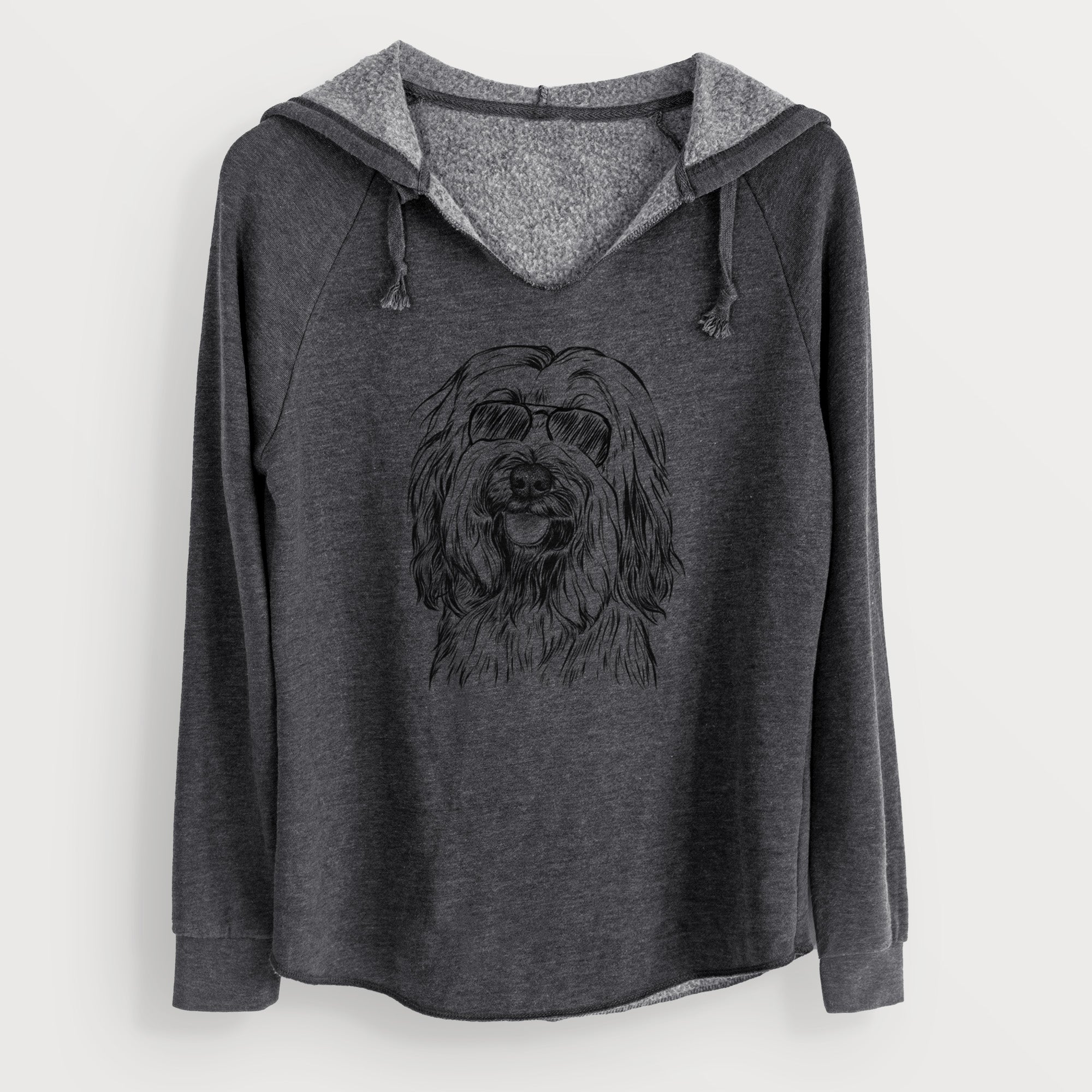 Aviator Rime the Tibetan Terrier - Cali Wave Hooded Sweatshirt