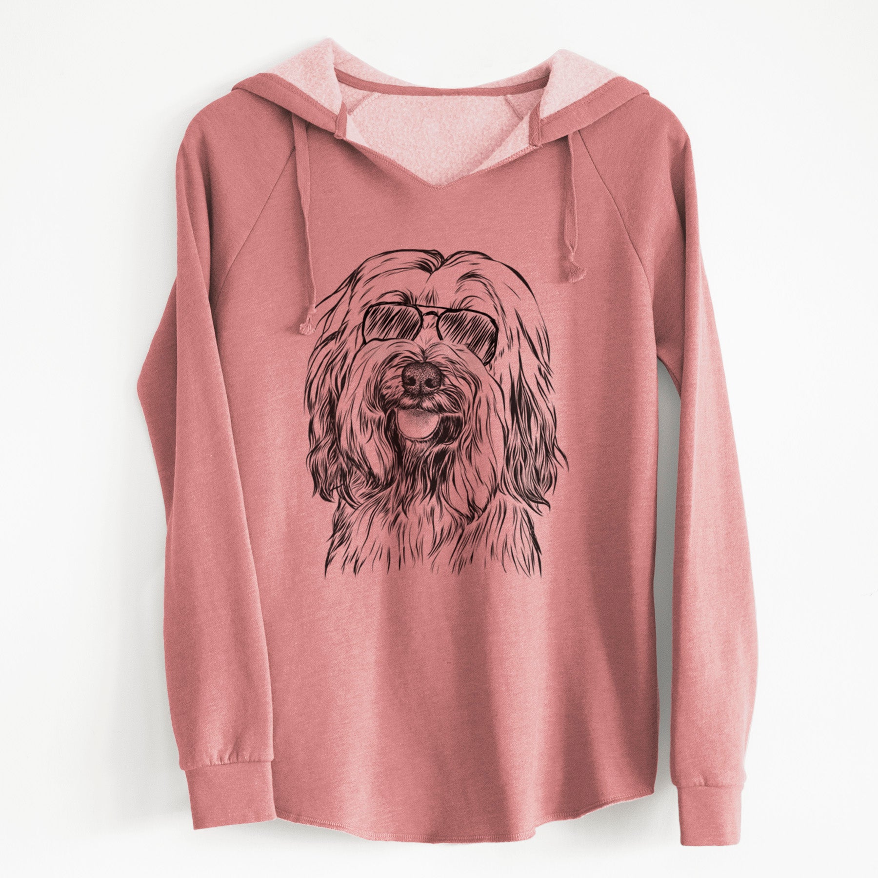 Aviator Rime the Tibetan Terrier - Cali Wave Hooded Sweatshirt