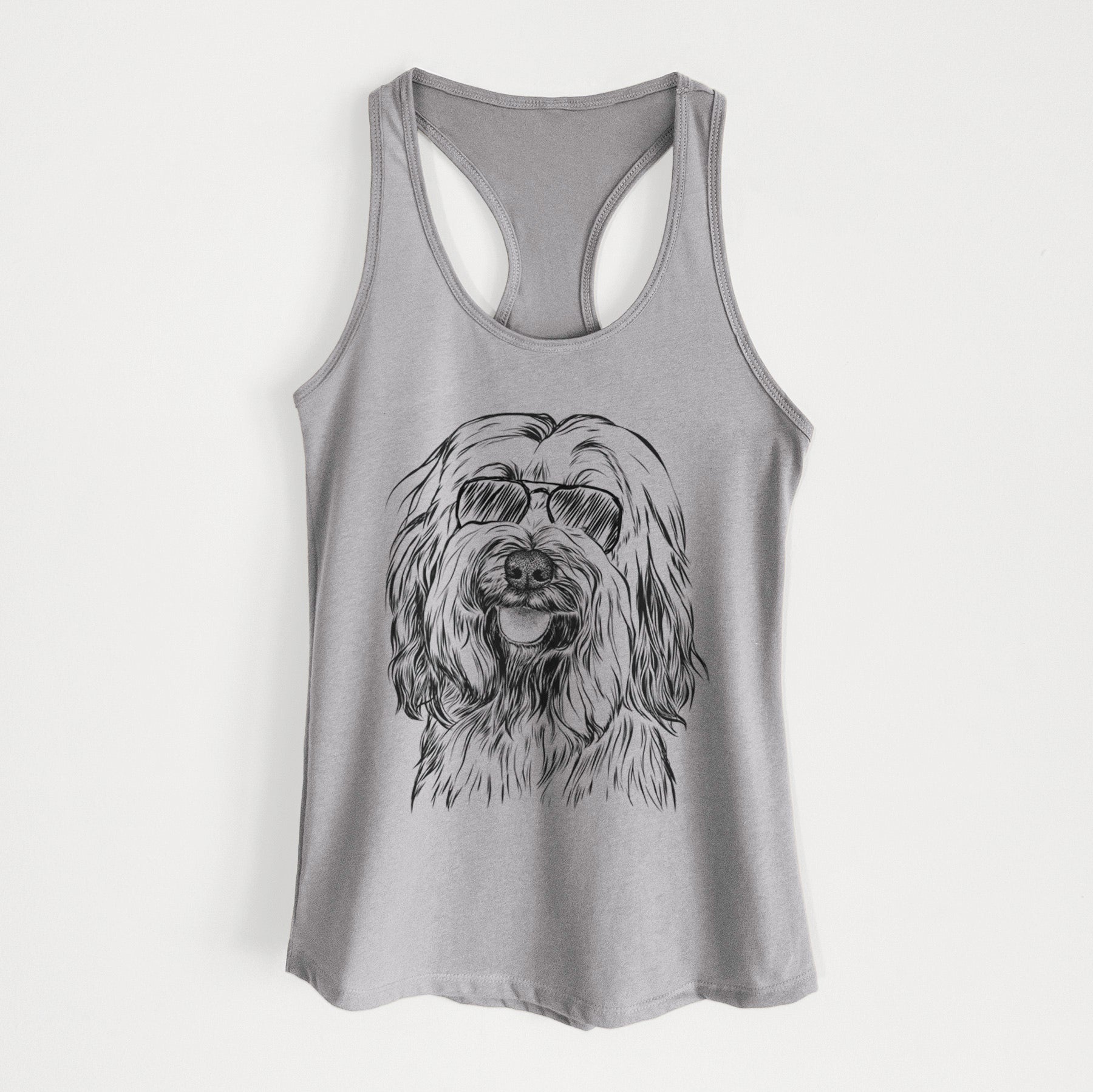 Rime the Tibetan Terrier - Women's Racerback Tanktop