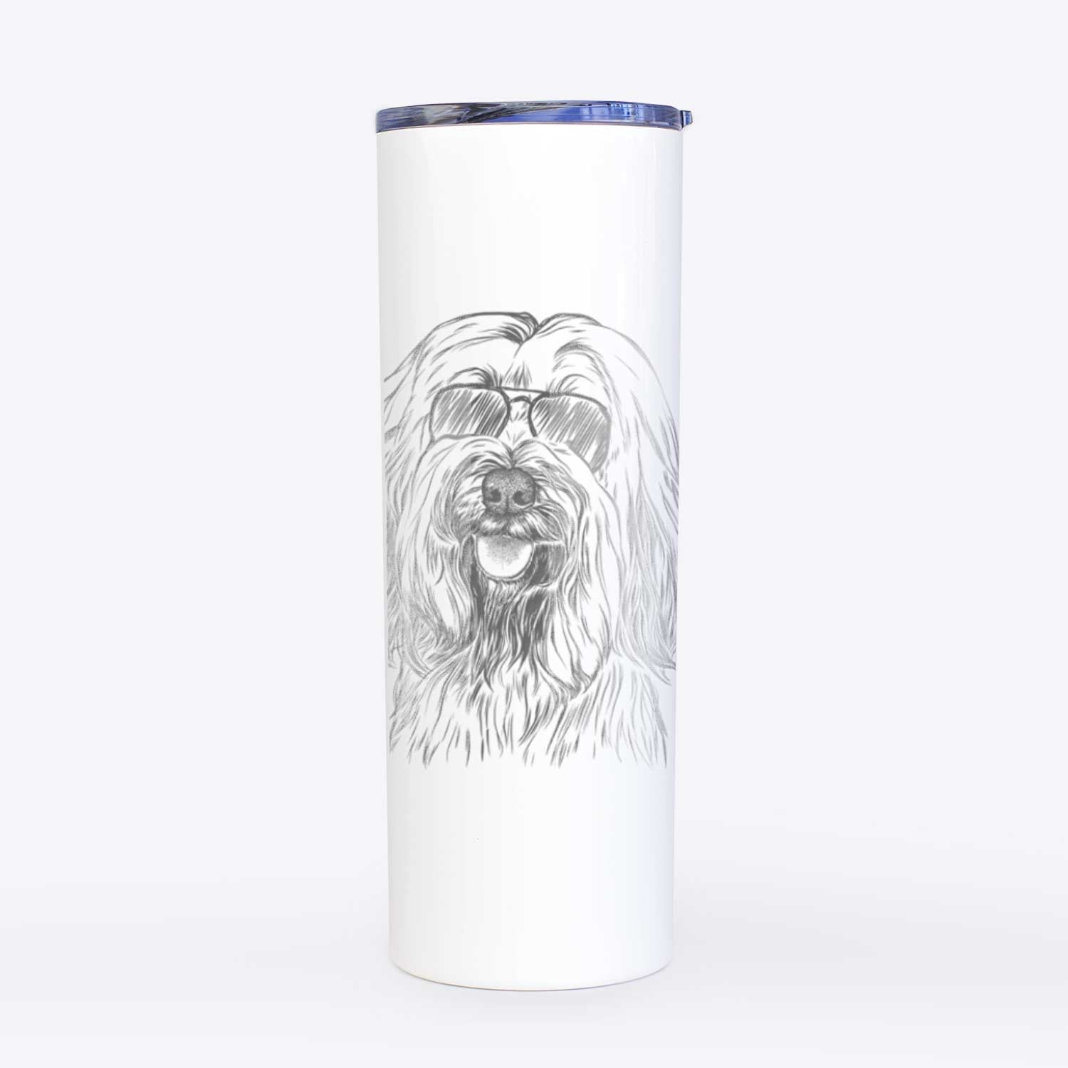 Rime the Tibetan Terrier - 20oz Skinny Tumbler