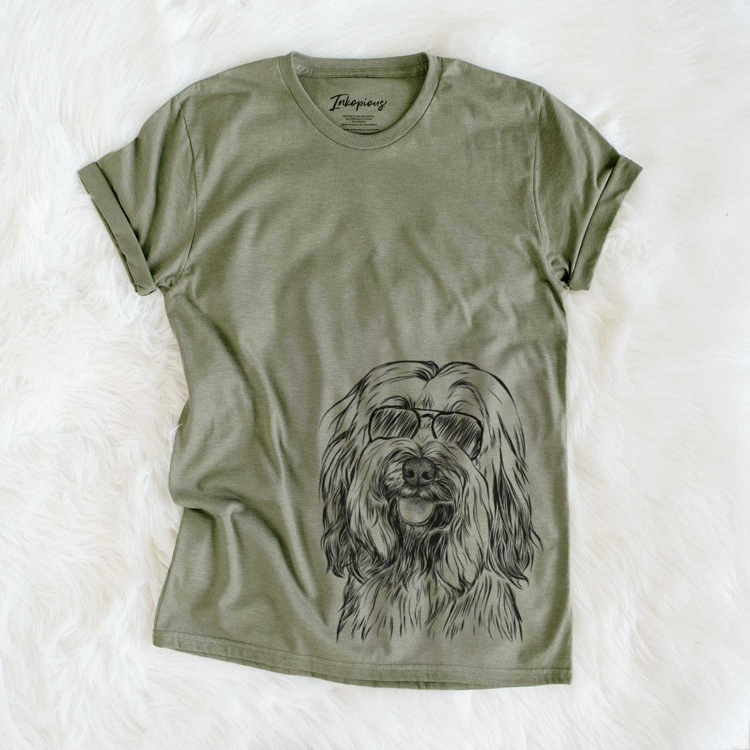 Aviator Rime the Tibetan Terrier - Unisex Crewneck