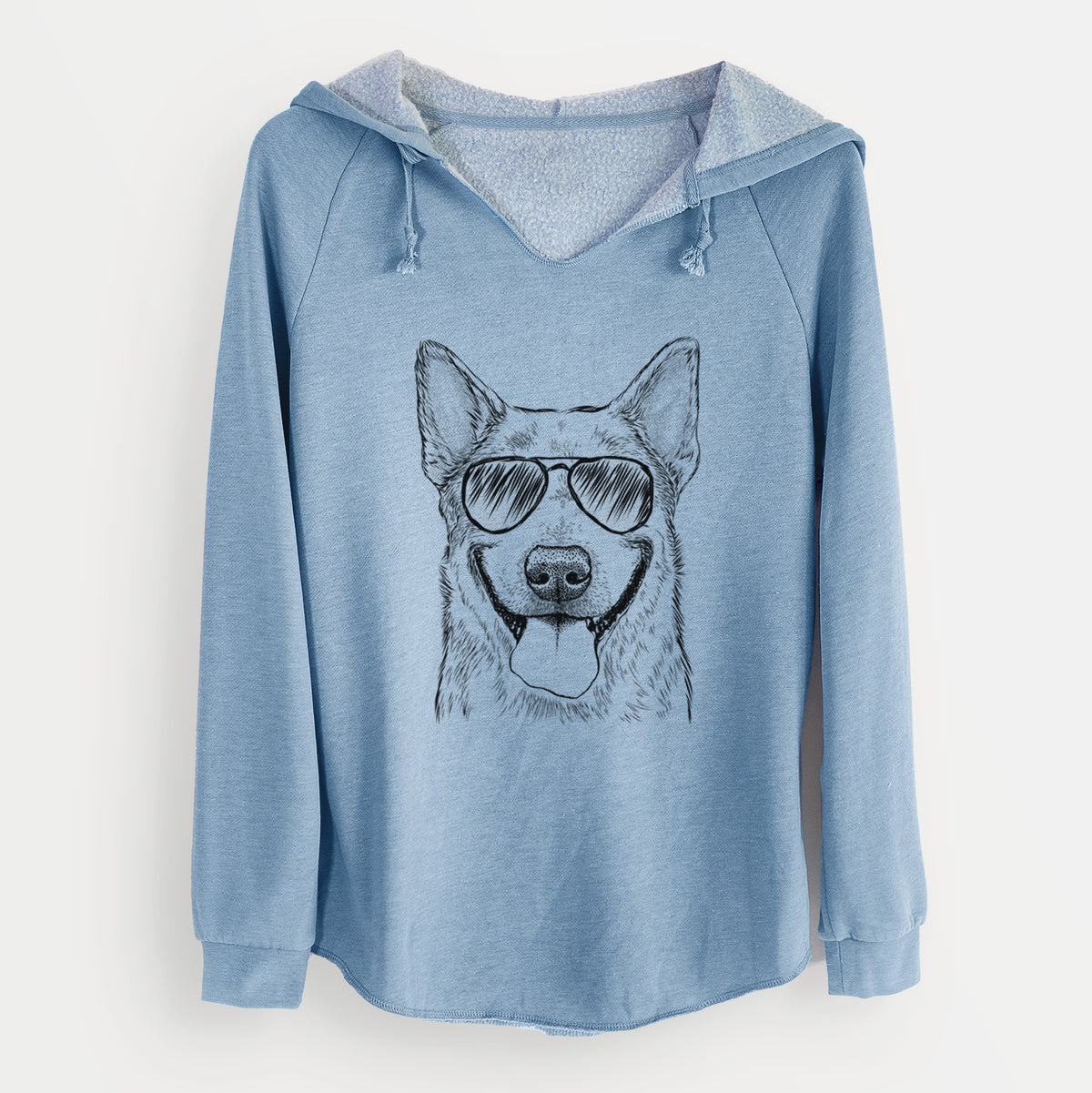 Aviator Rio the Australian Cattle Dog - Cali Wave Hooded Sweatshirt