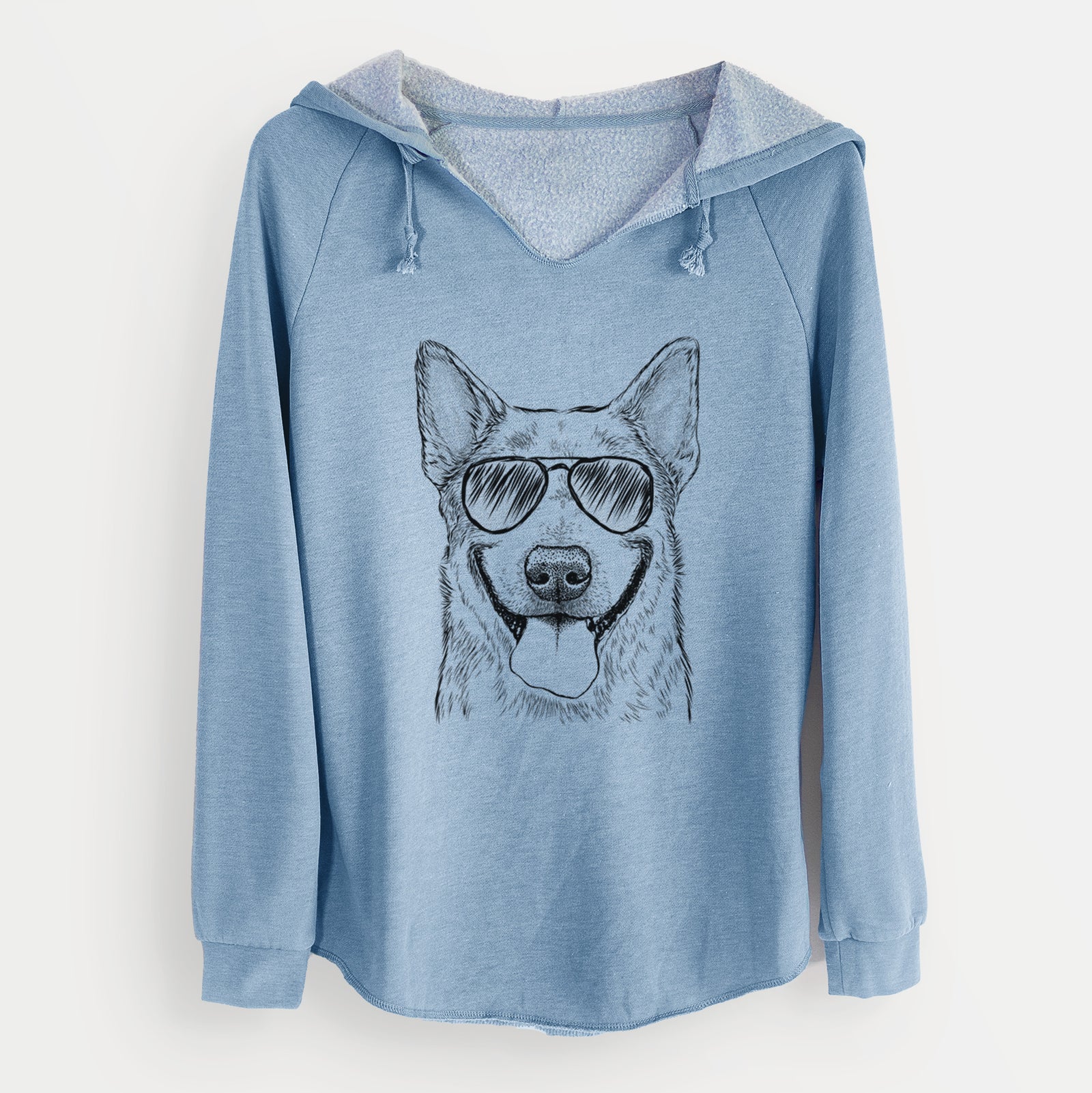 Aviator Rio the Australian Cattle Dog - Cali Wave Hooded Sweatshirt