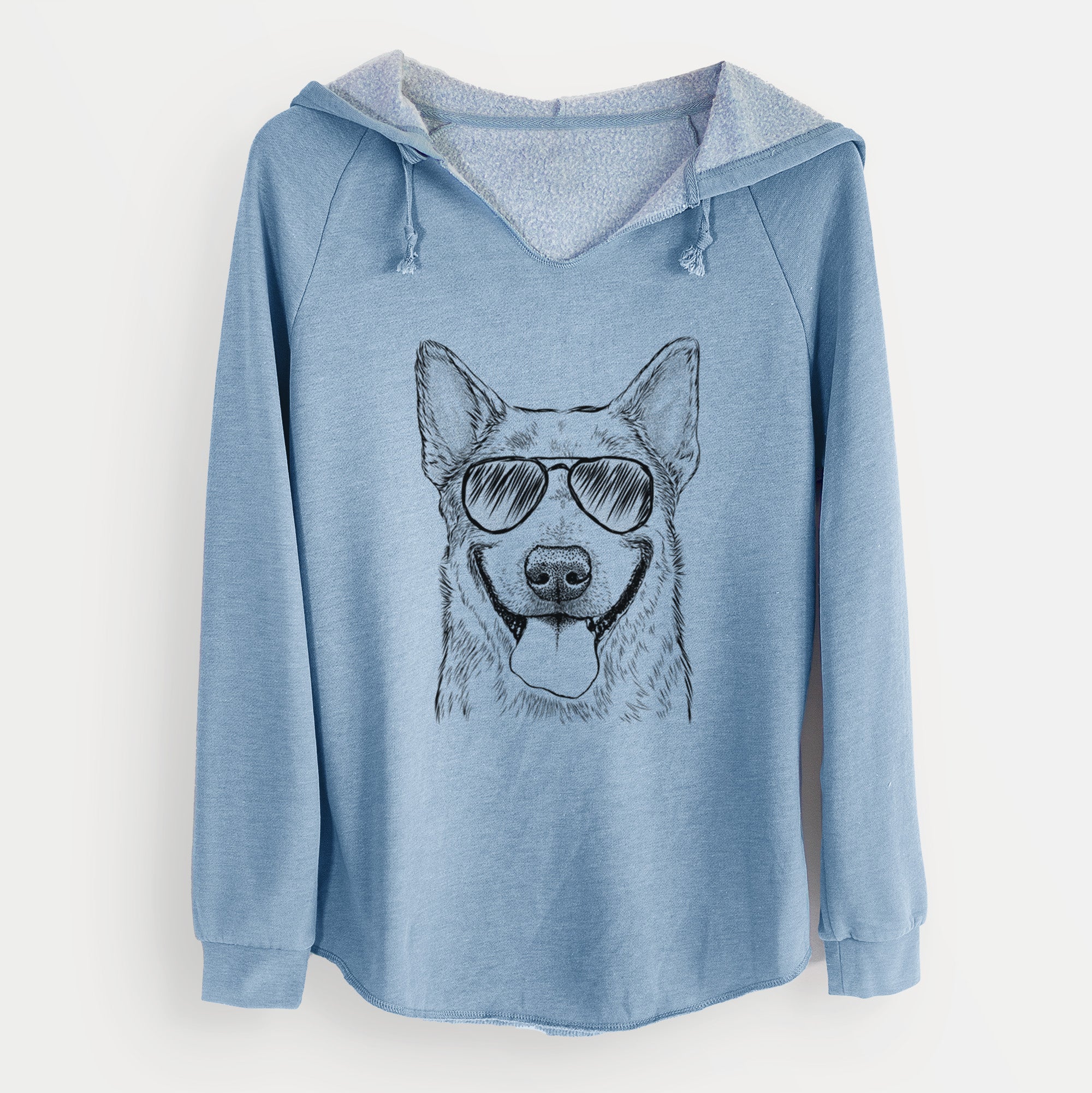 Aviator Rio the Australian Cattle Dog - Cali Wave Hooded Sweatshirt