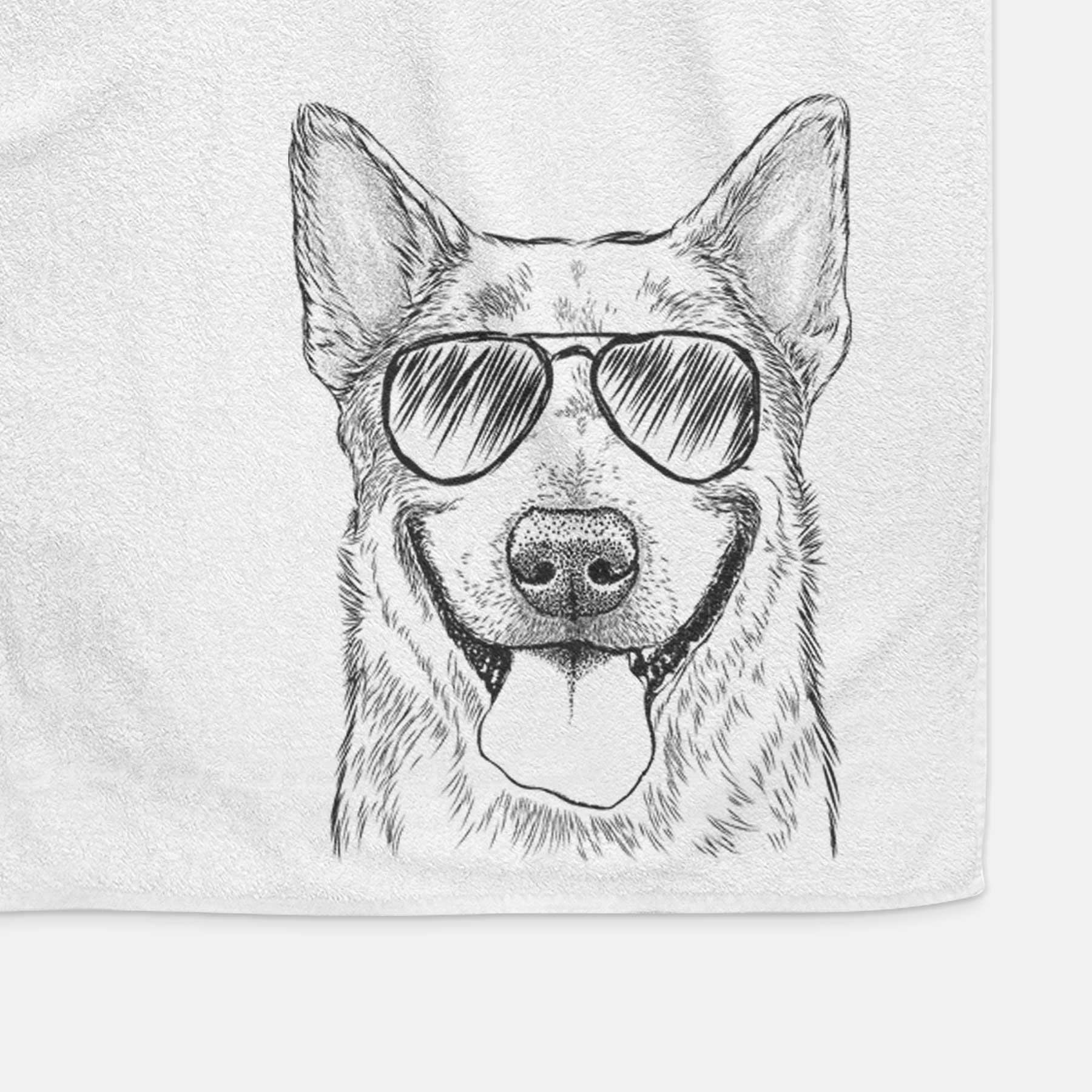 Rio the Australian Cattle Dog Decorative Hand Towel