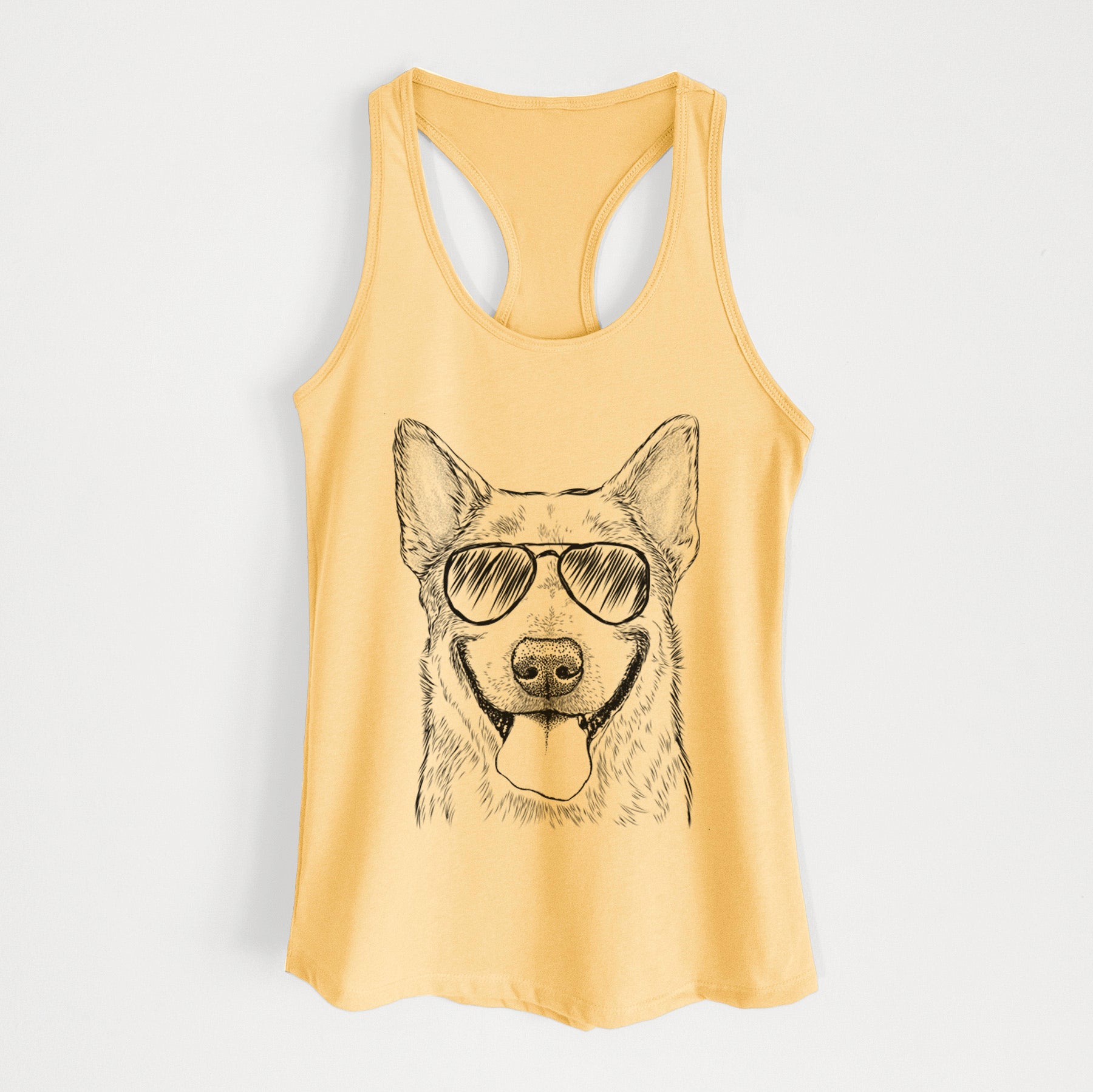 Rio the Australian Cattle Dog - Women's Racerback Tanktop