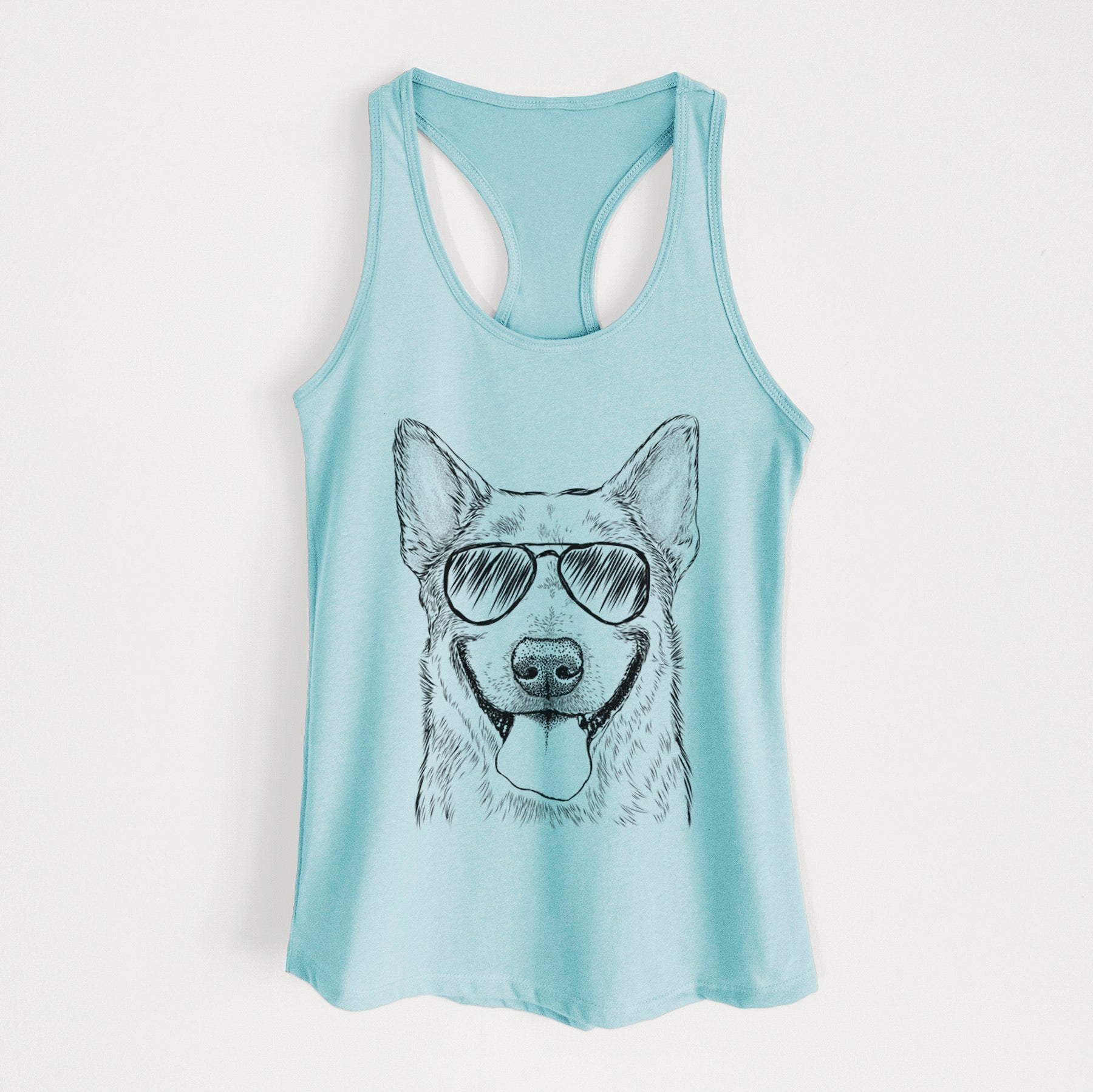 Rio the Australian Cattle Dog - Women's Racerback Tanktop