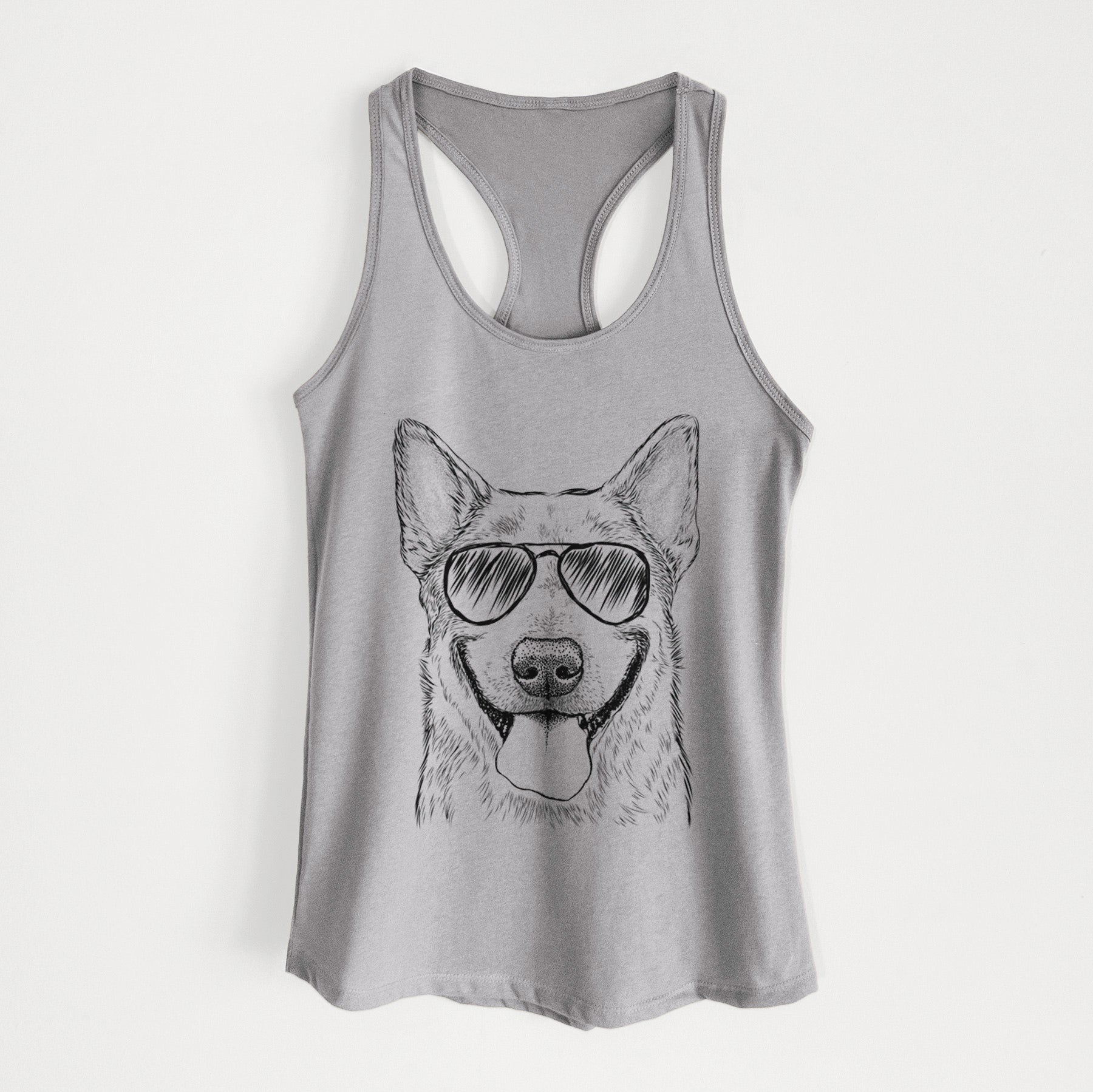 Rio the Australian Cattle Dog - Women's Racerback Tanktop