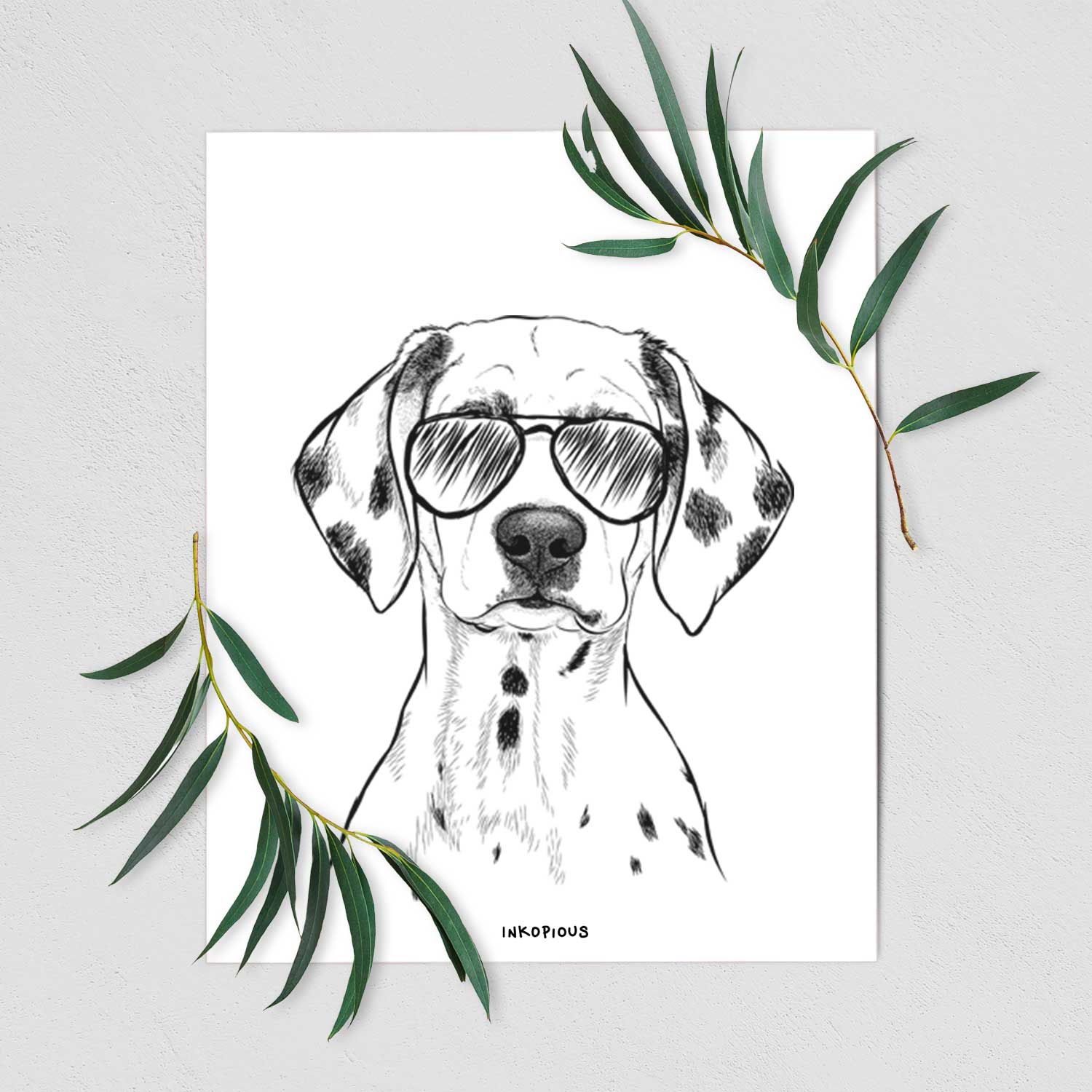 Riot the Dalmatian Art Print