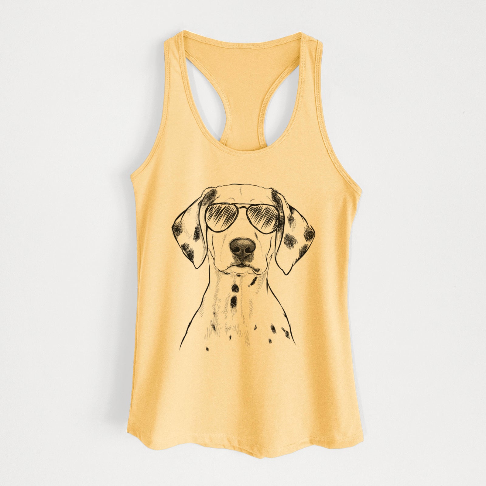Riot the Dalmatian - Women's Racerback Tanktop