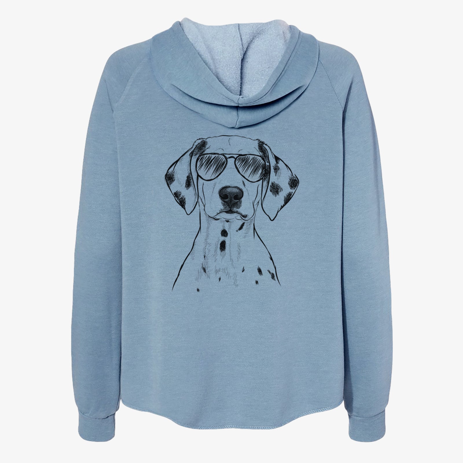 Riot the Dalmatian - Women's Cali Wave Zip-Up Sweatshirt