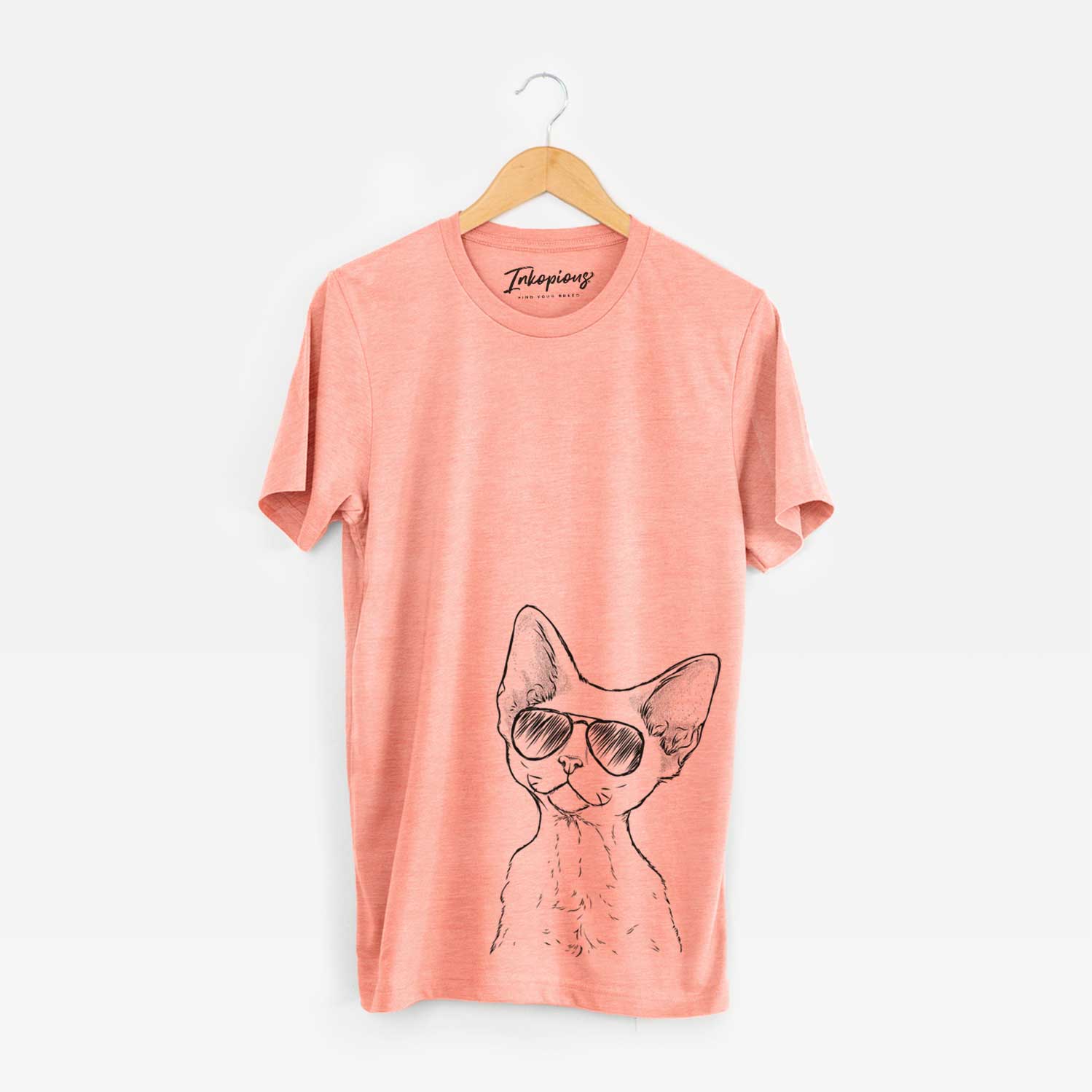 Aviator Ripley the Devon Rex Cat - Unisex Crewneck