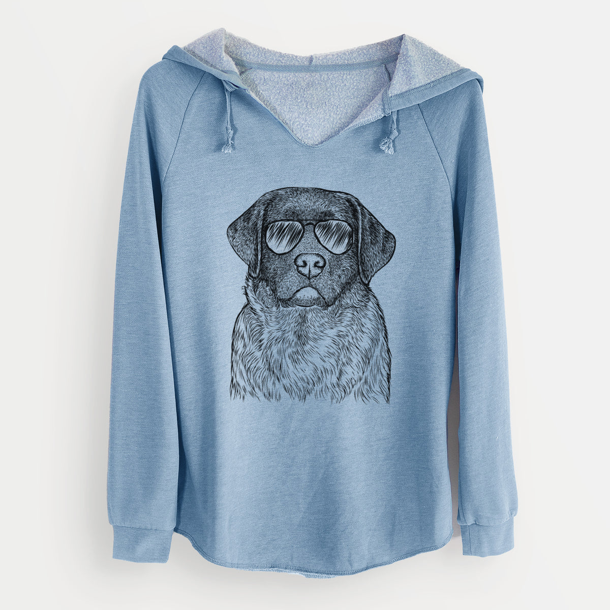 Aviator River the English Labrador Retriever - Cali Wave Hooded Sweatshirt