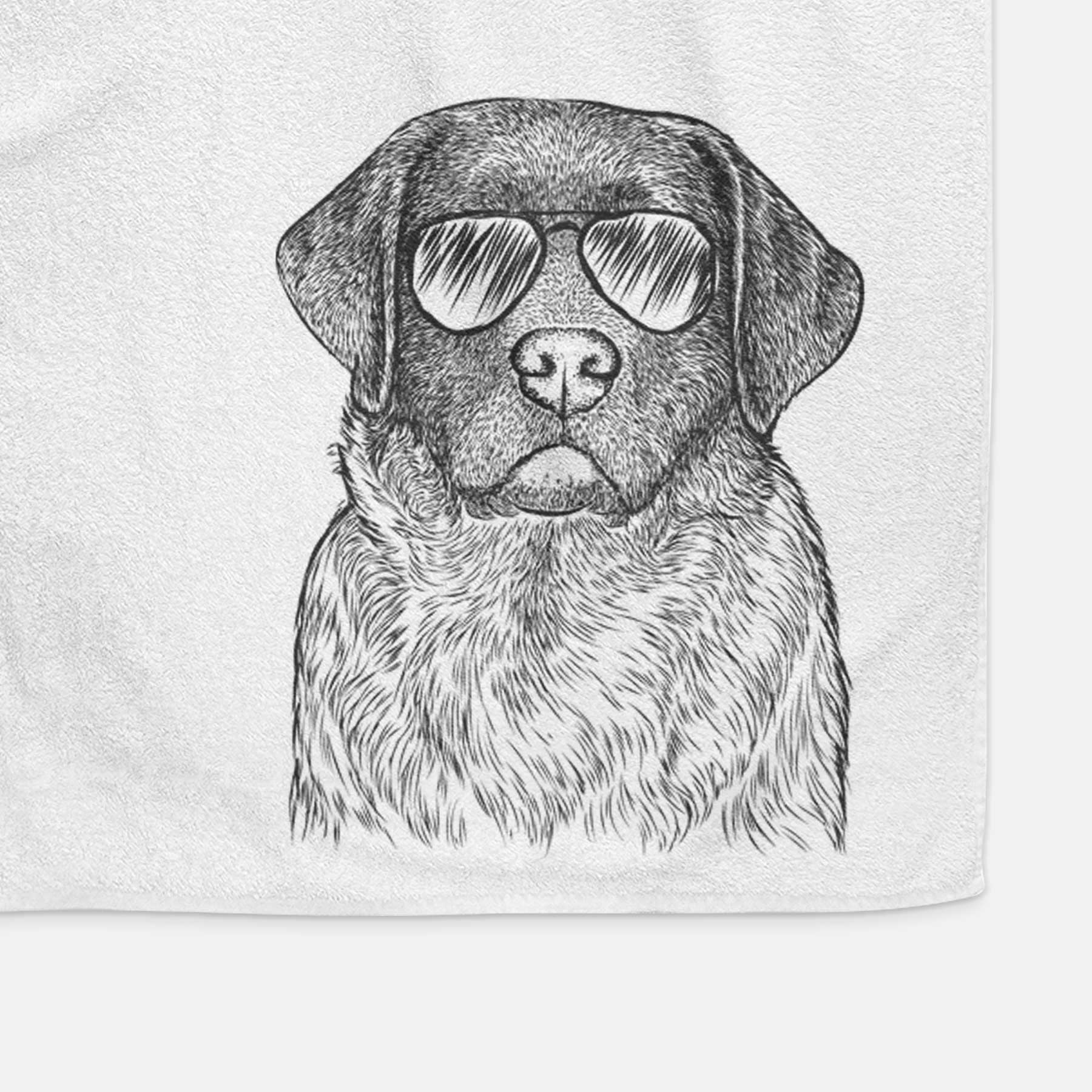 River the English Labrador Retriever Decorative Hand Towel