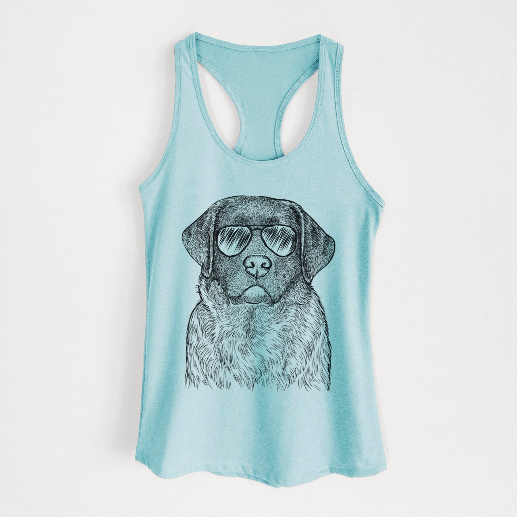 River the English Labrador Retriever - Women's Racerback Tanktop