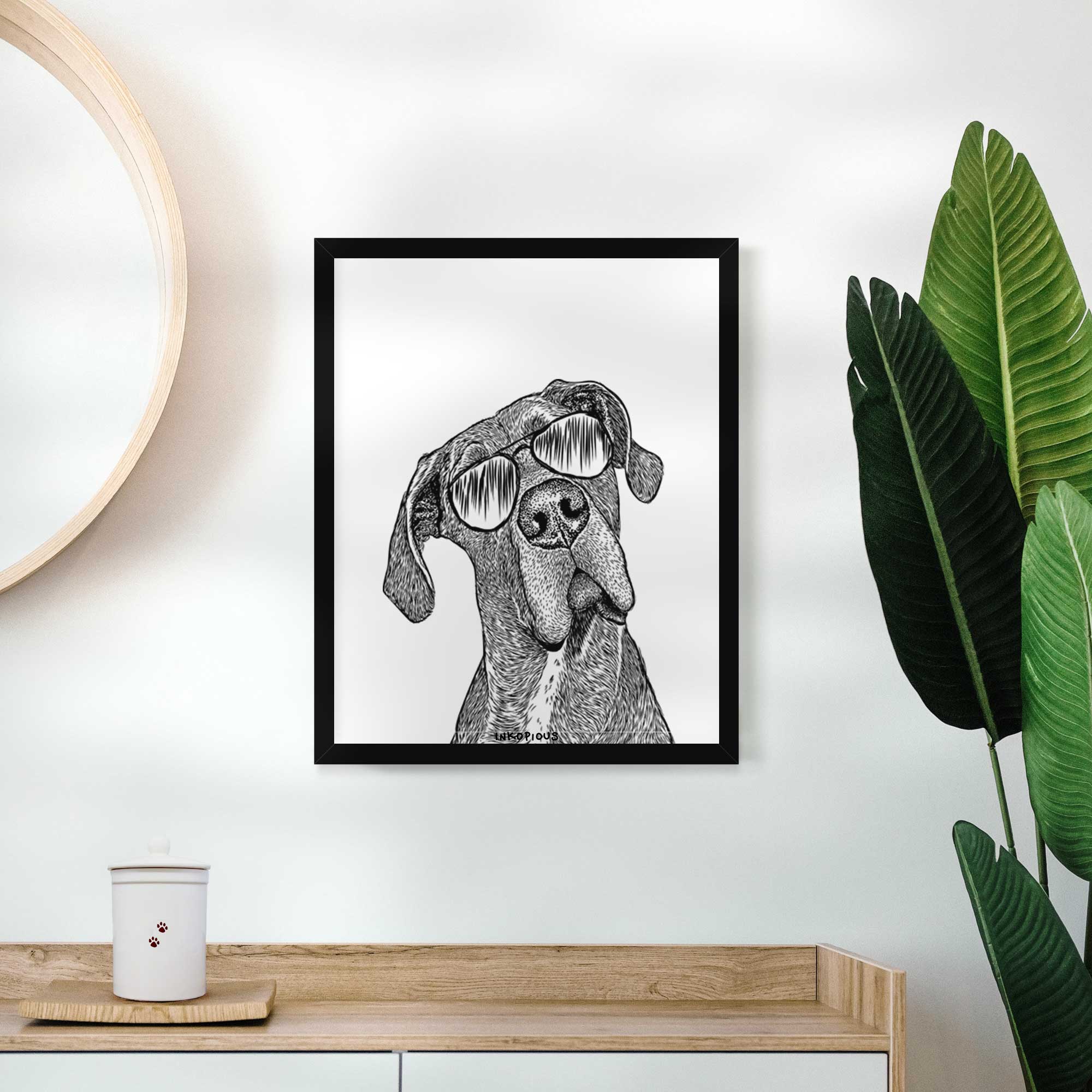 River the Great Dane Art Print