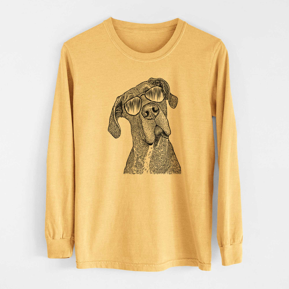 Aviators River the Great Dane - Heavyweight 100% Cotton Long Sleeve