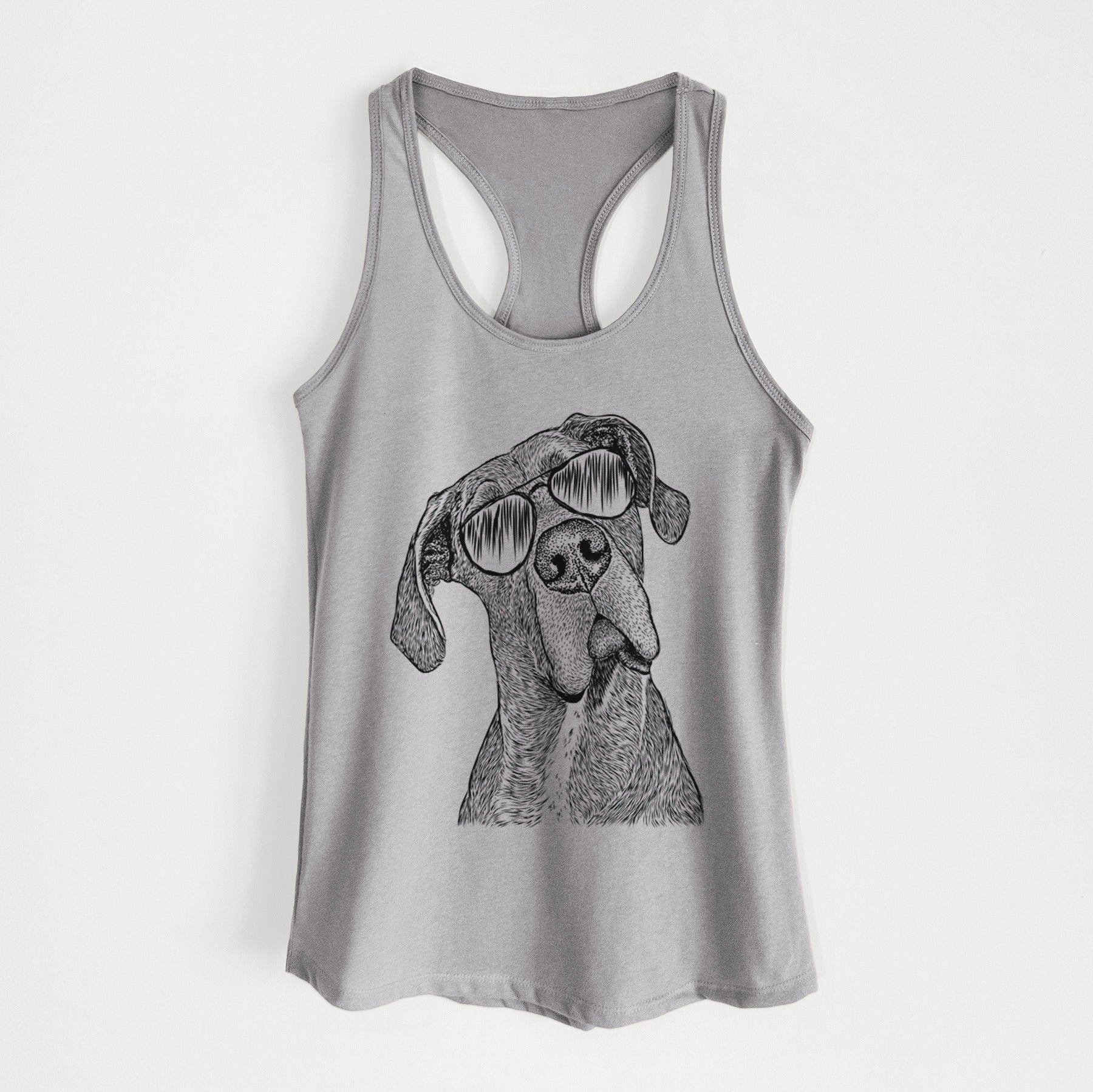 River the Great Dane - Women's Racerback Tanktop