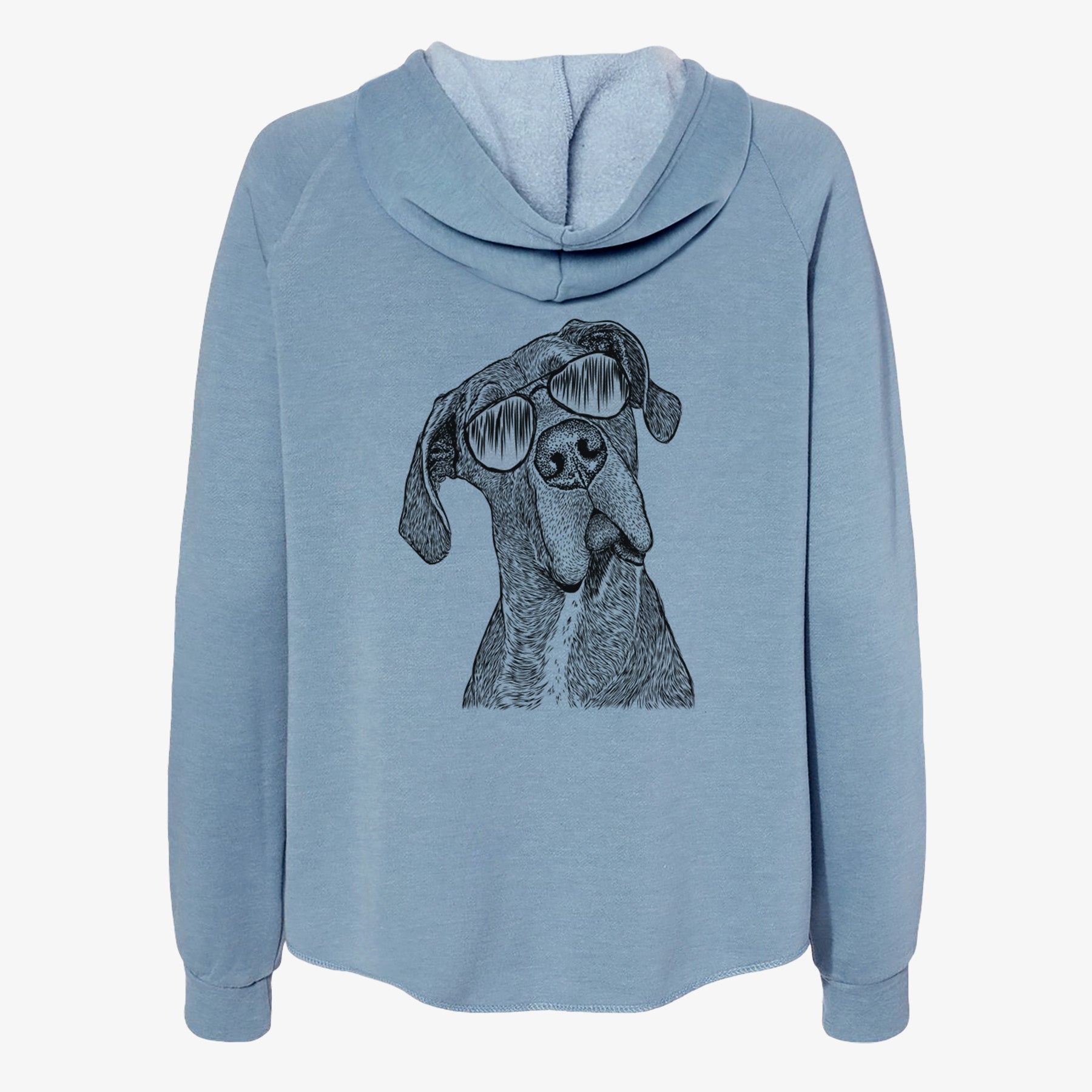 River the Great Dane - Women's Cali Wave Zip-Up Sweatshirt