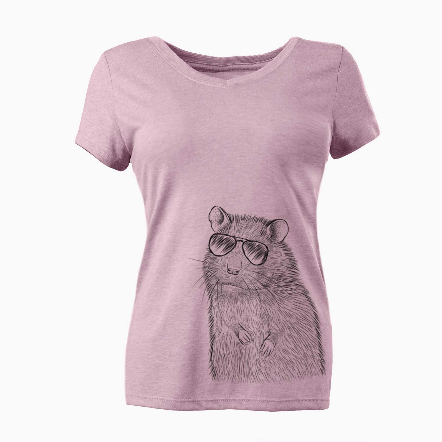 Aviator Rizzo the Rat - Women's V-neck Shirt