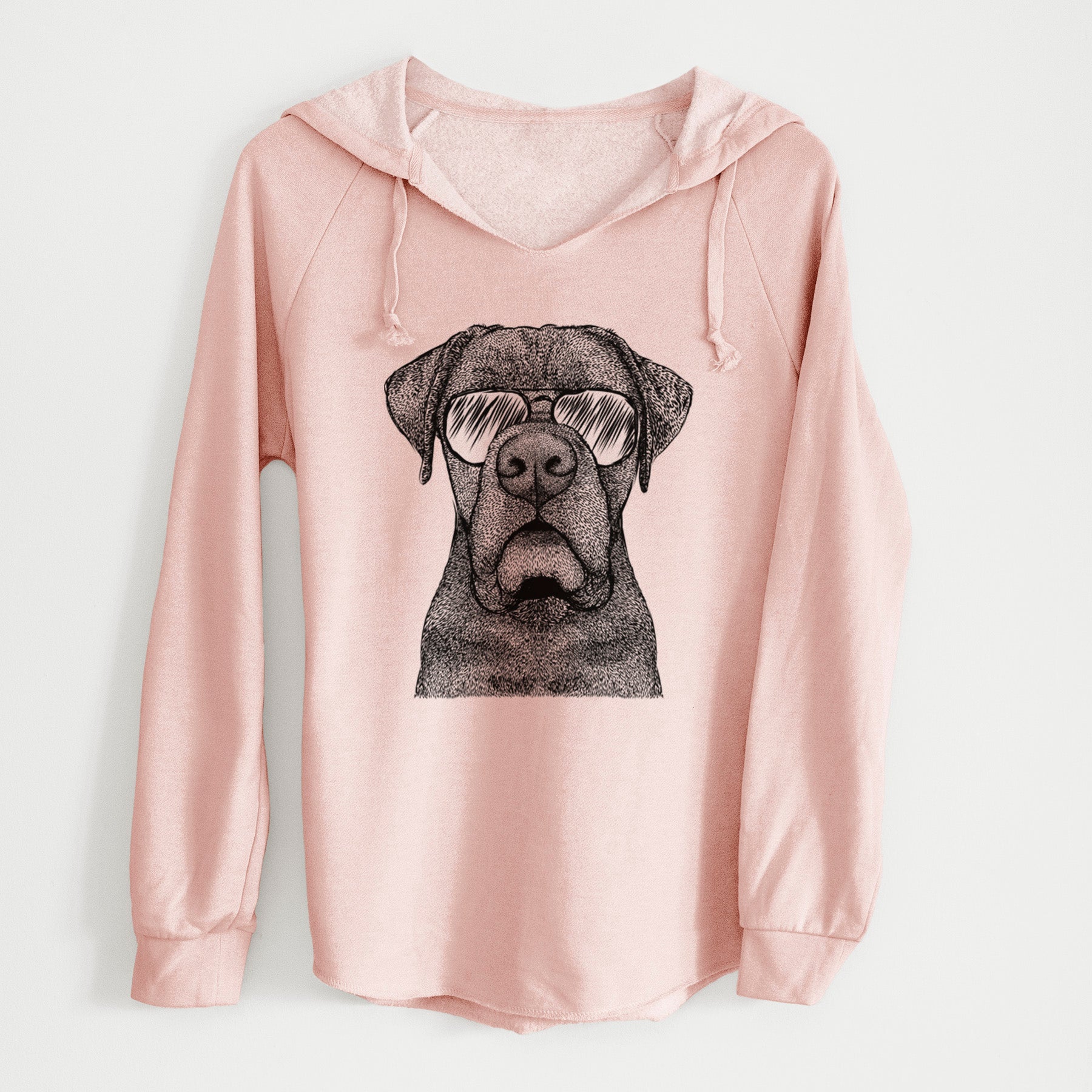 Aviator Rocco the Cane Corso - Cali Wave Hooded Sweatshirt